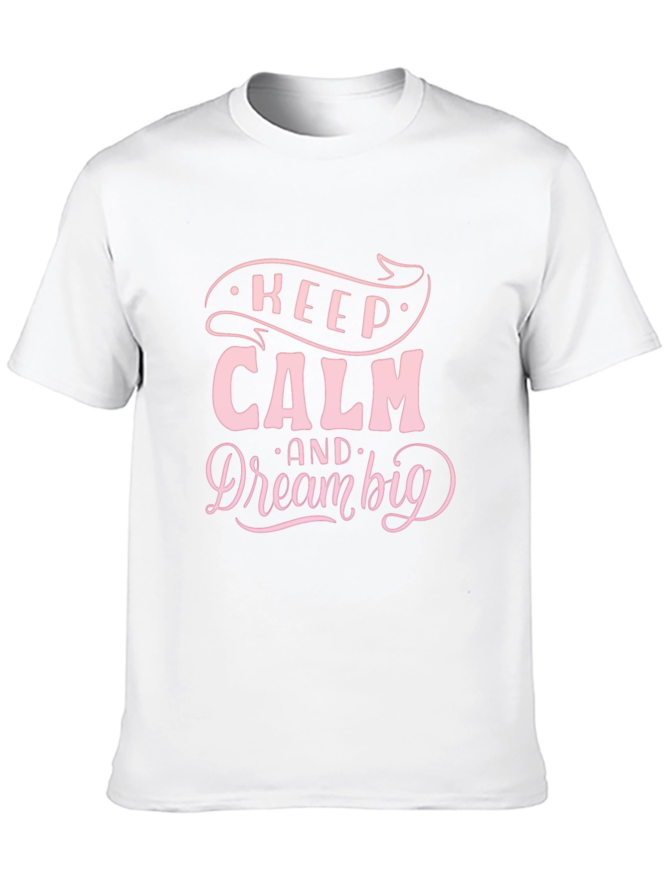 Keep Calm & Dream Big Black T-Shirt