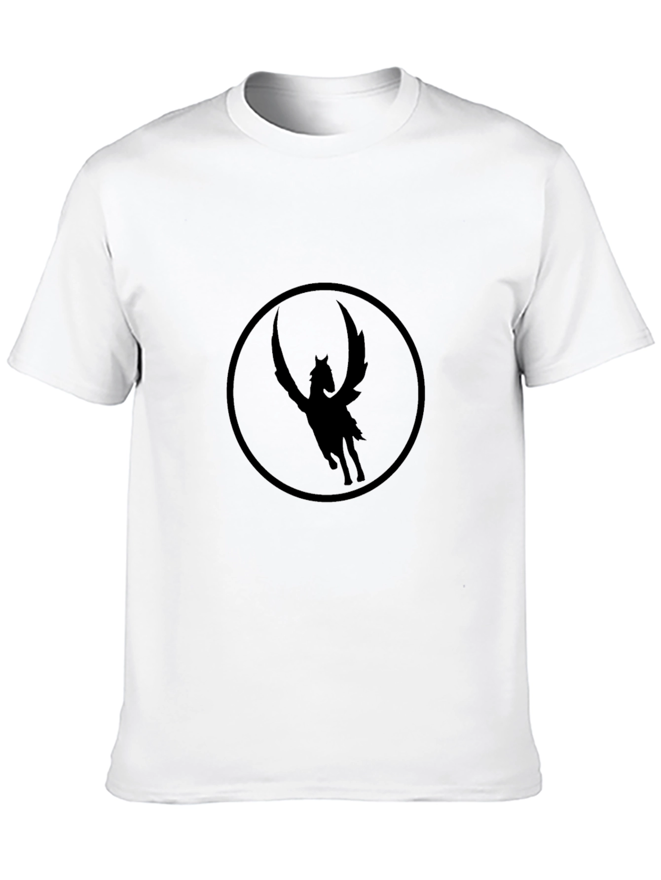 Black Pegasus Graphic Tee - Stylish & Comfortable