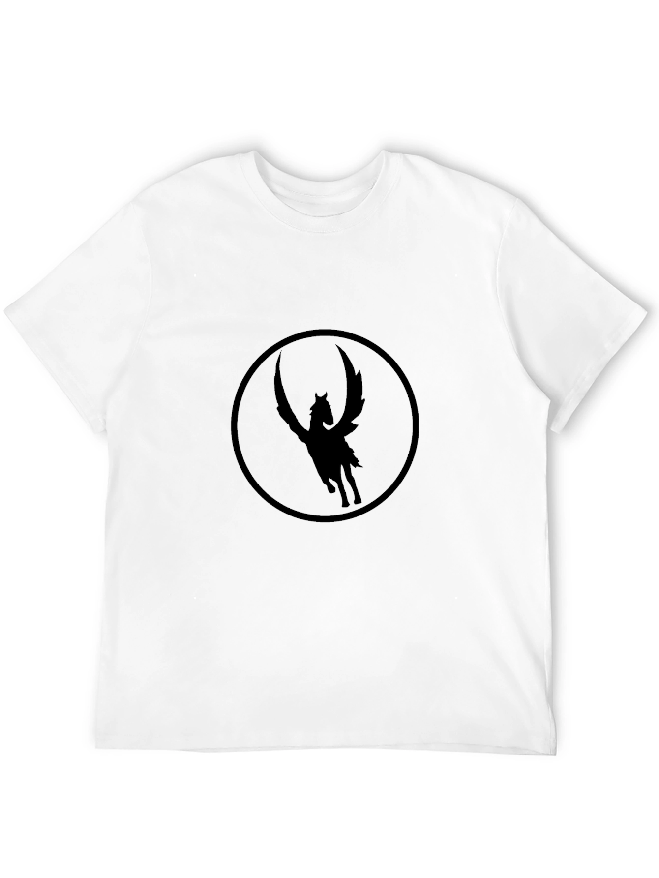 Black Pegasus Graphic Tee - Stylish & Comfortable