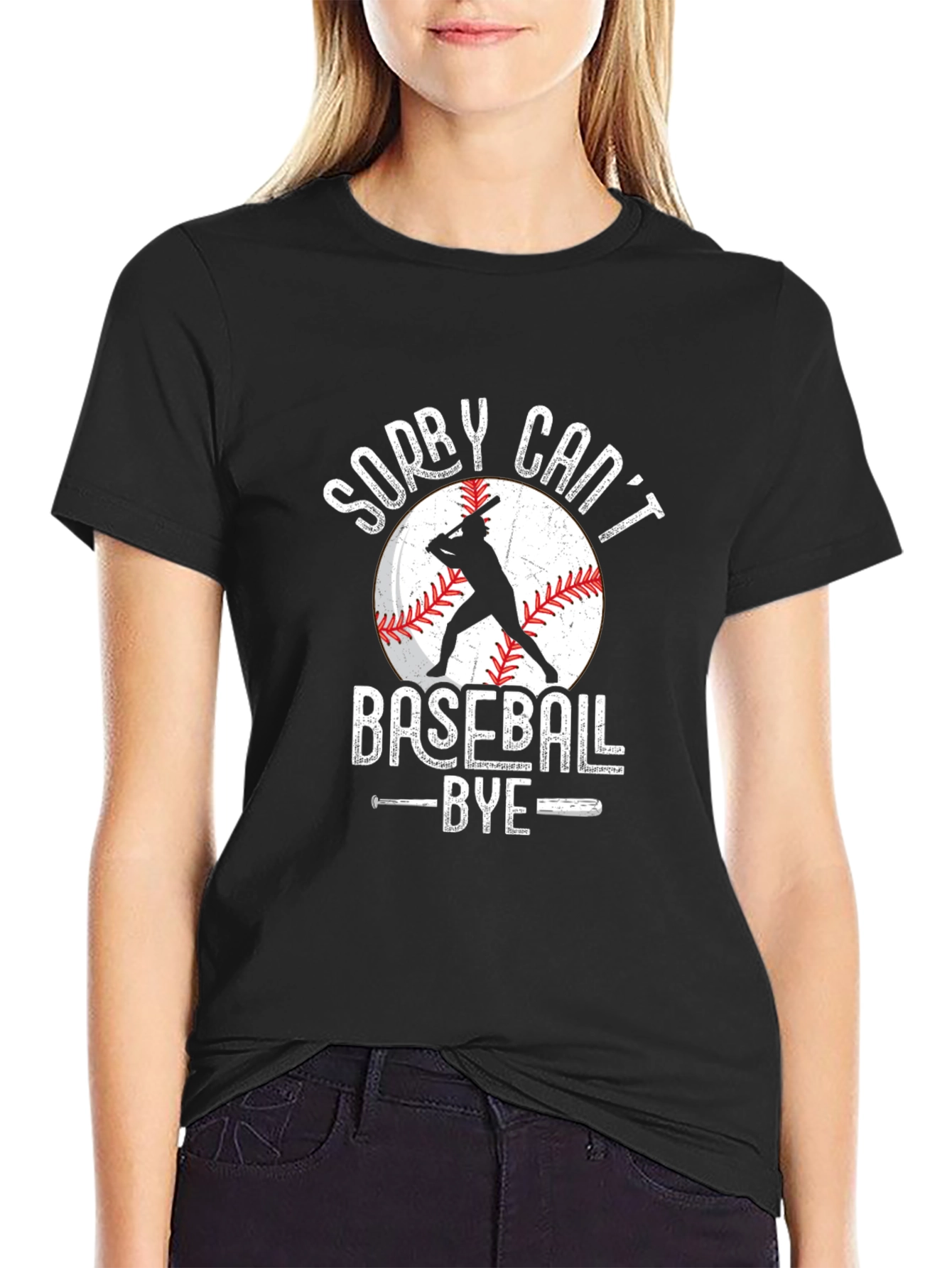 Sorry Cant Baseball Bye T-Shirt