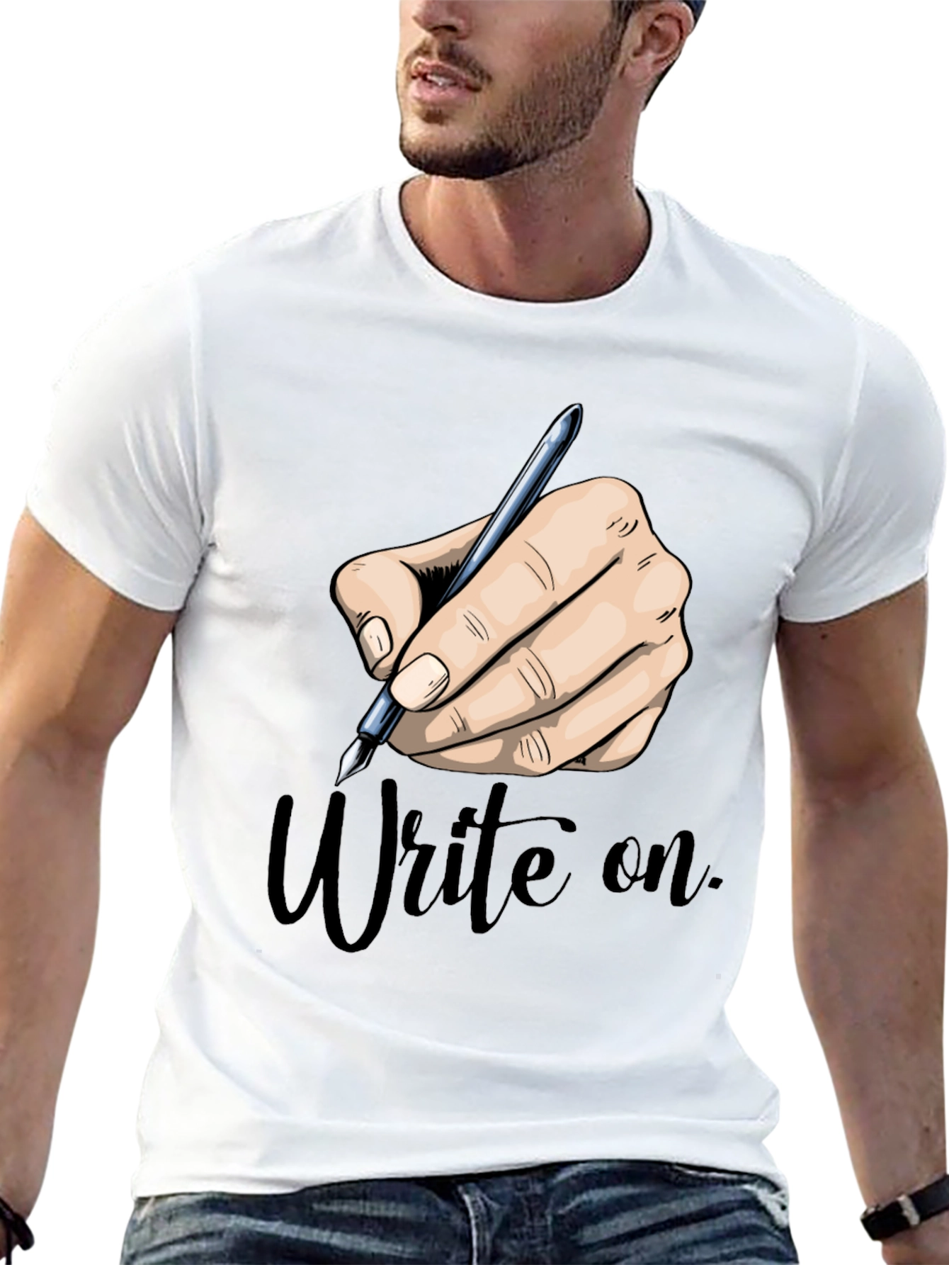 Write On Graphic Tee - Express Yourself!