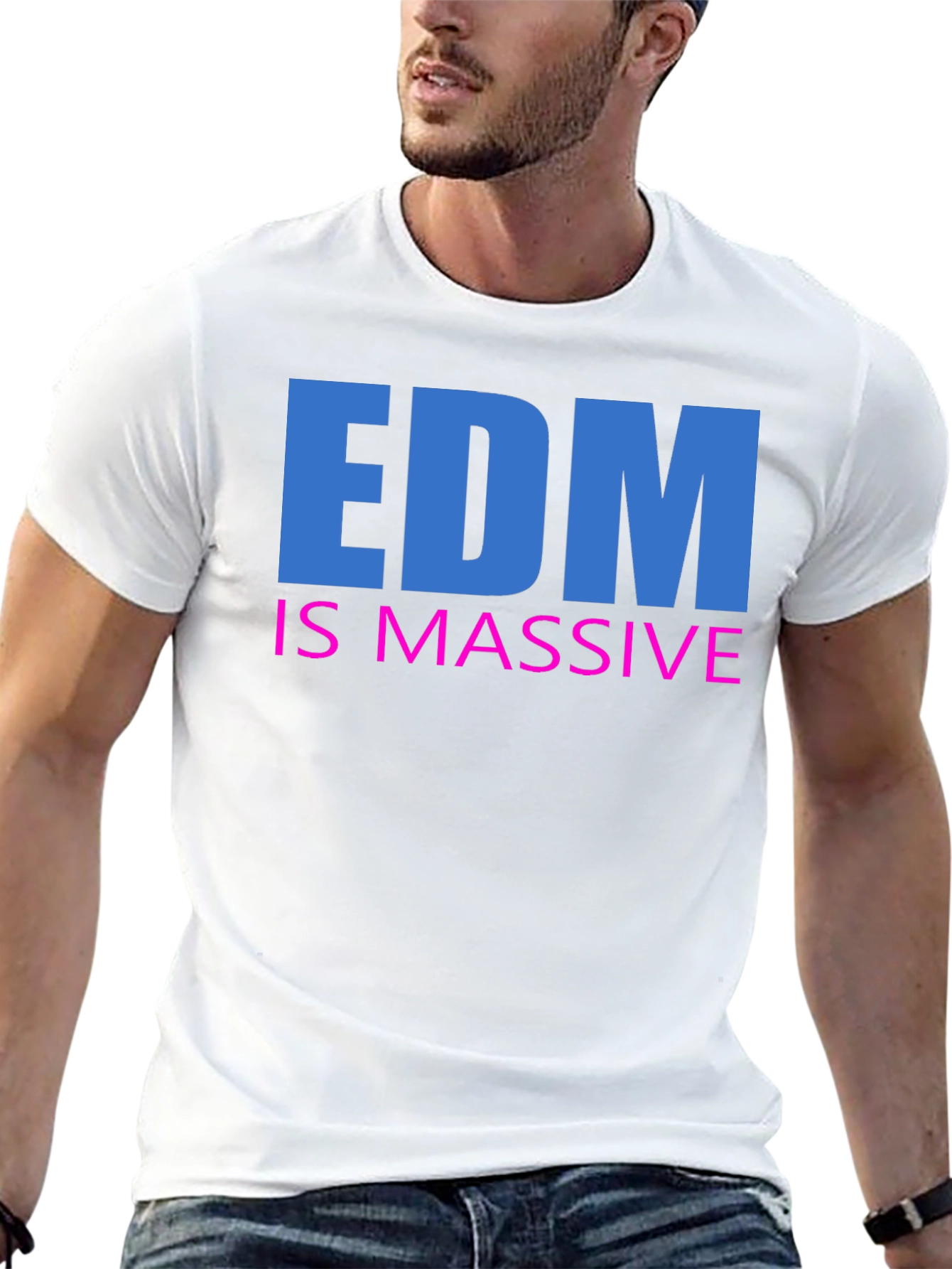 EDM is Massive Black T-Shirt