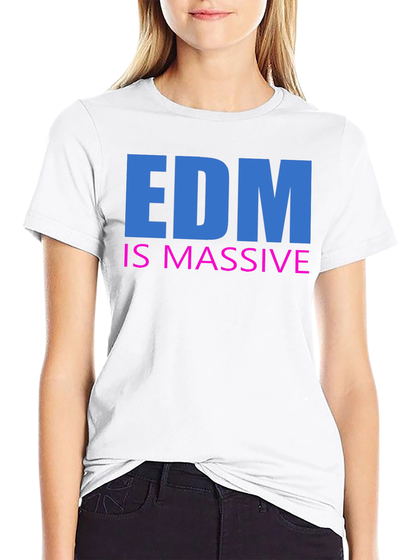 EDM is Massive Black T-Shirt