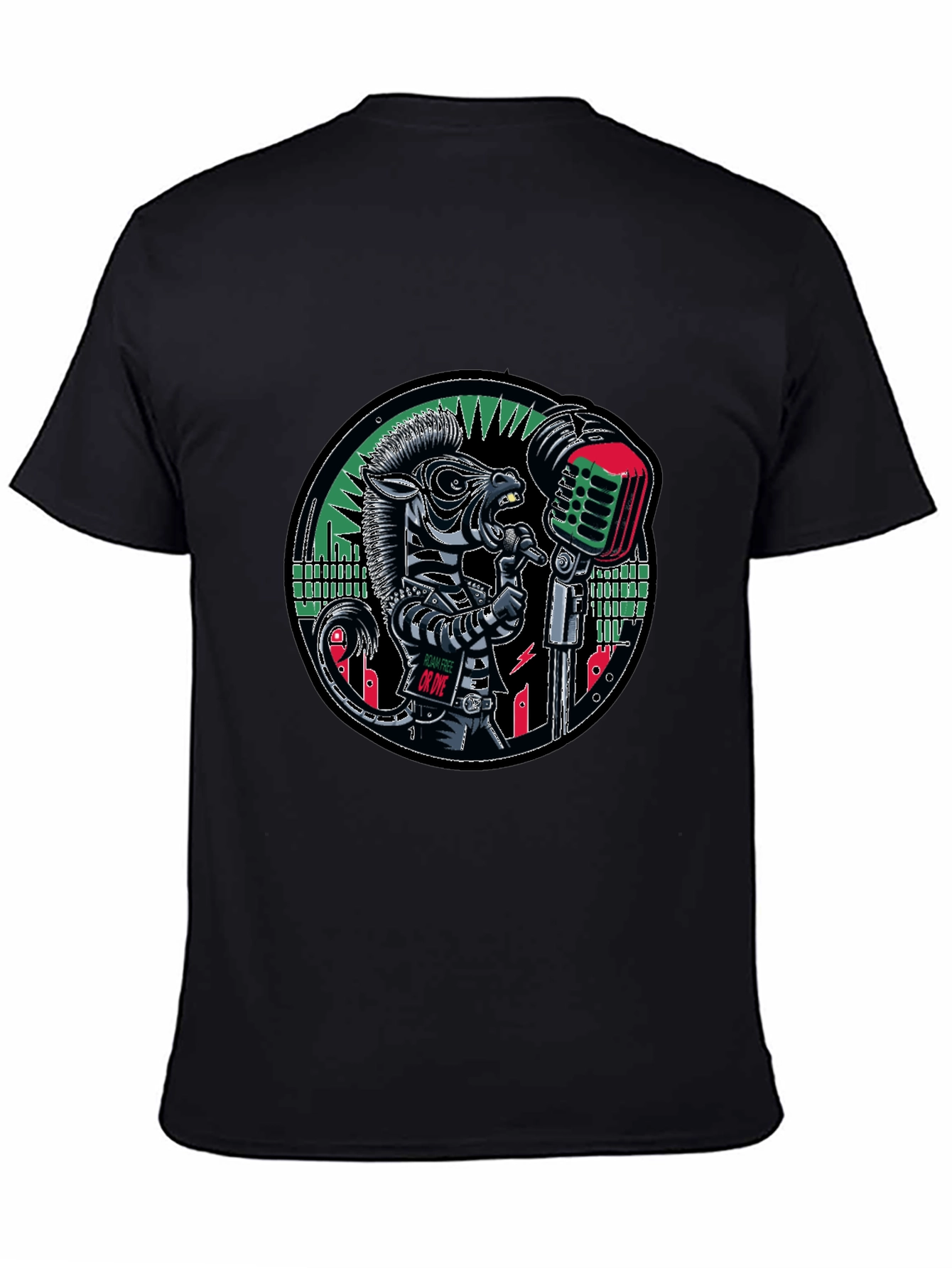 Cool Zebra Singer T-Shirt