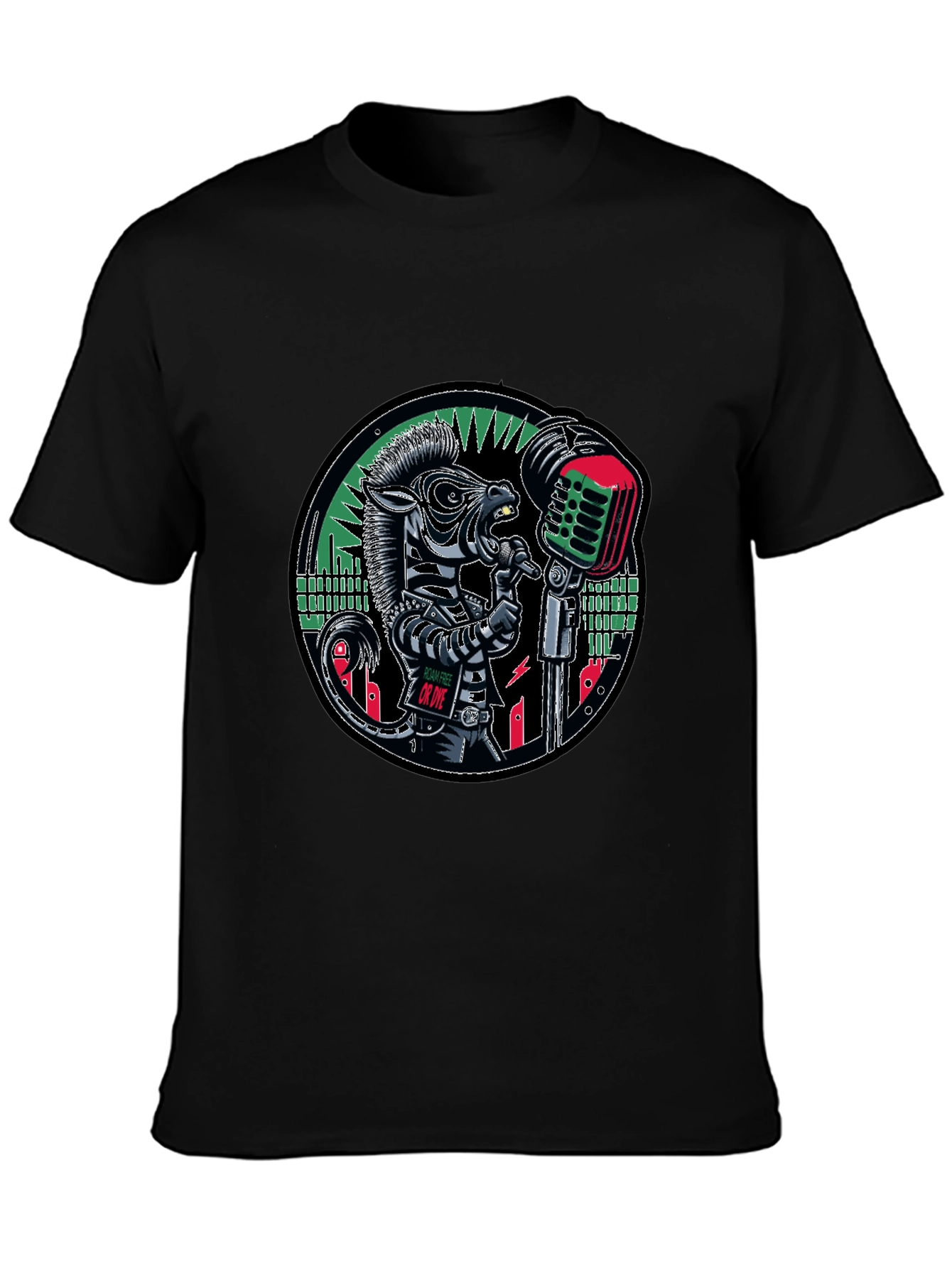 Cool Zebra Singer T-Shirt