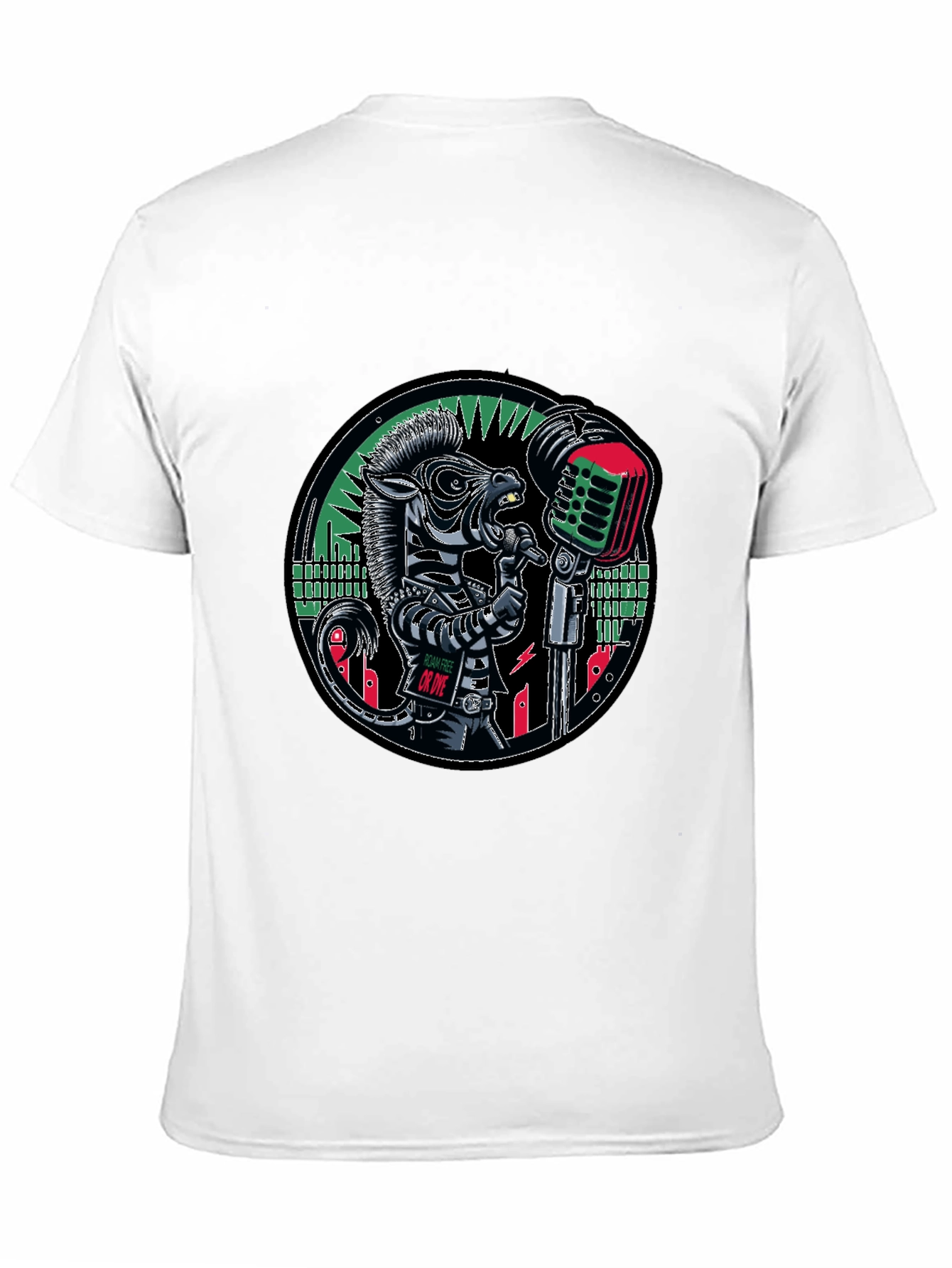 Cool Zebra Singer T-Shirt