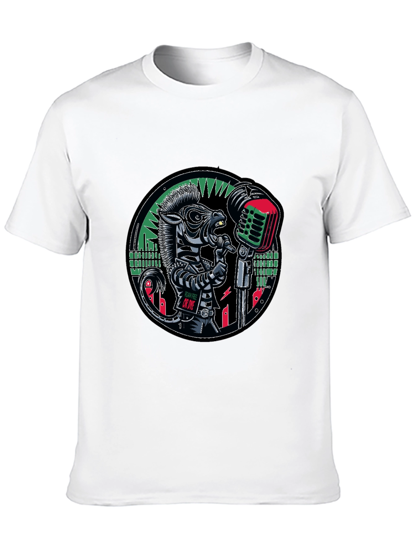 Cool Zebra Singer T-Shirt