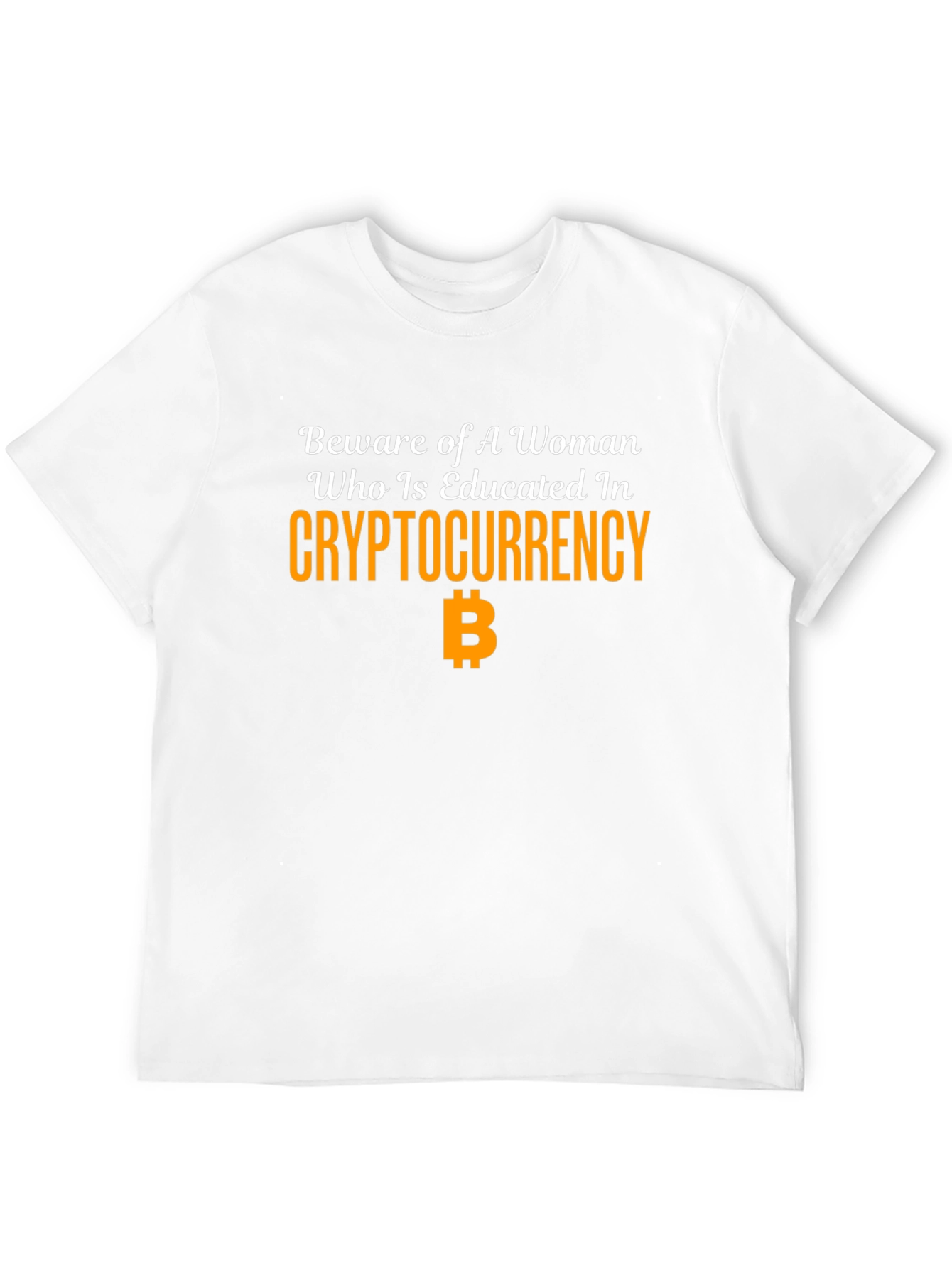 Beware Educated Woman Crypto Bitcoin T-Shirt