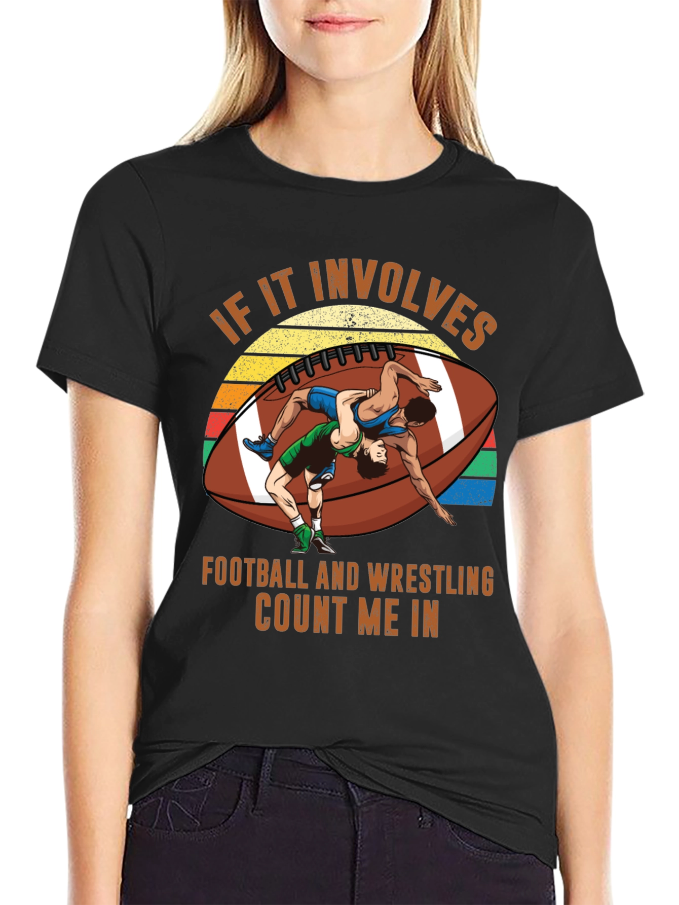 Football Wrestling T-Shirt