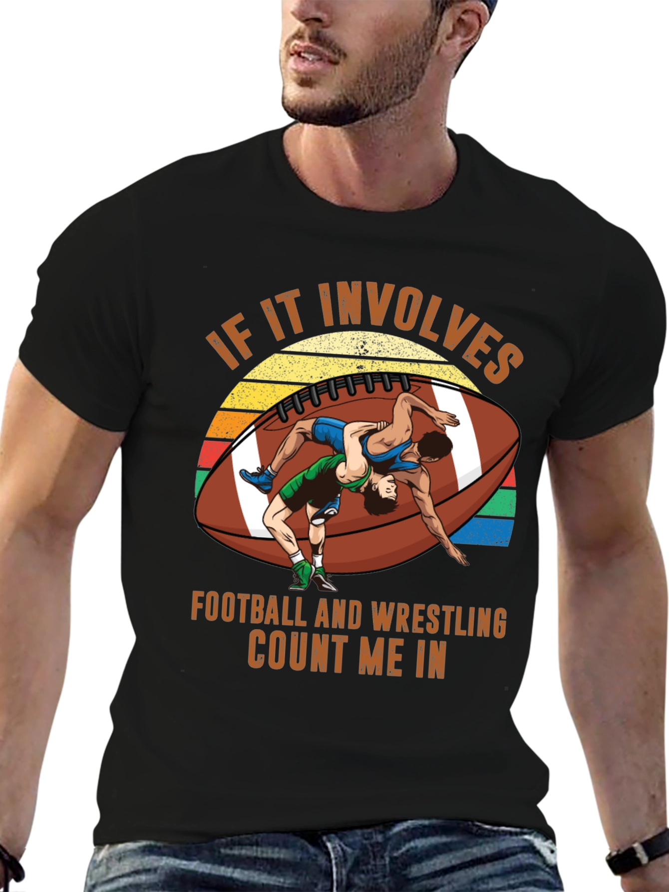 Football Wrestling T-Shirt