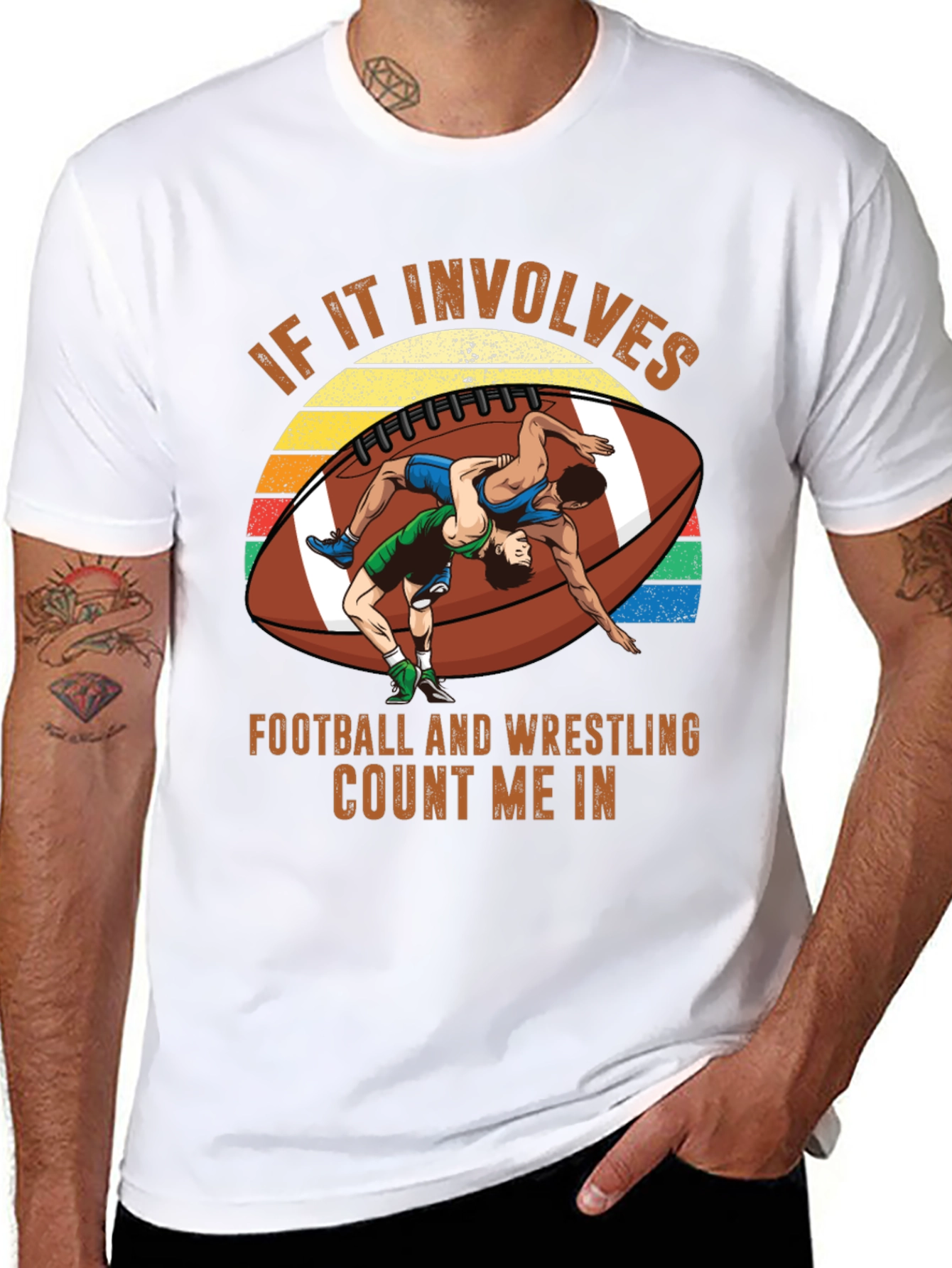 Football Wrestling T-Shirt