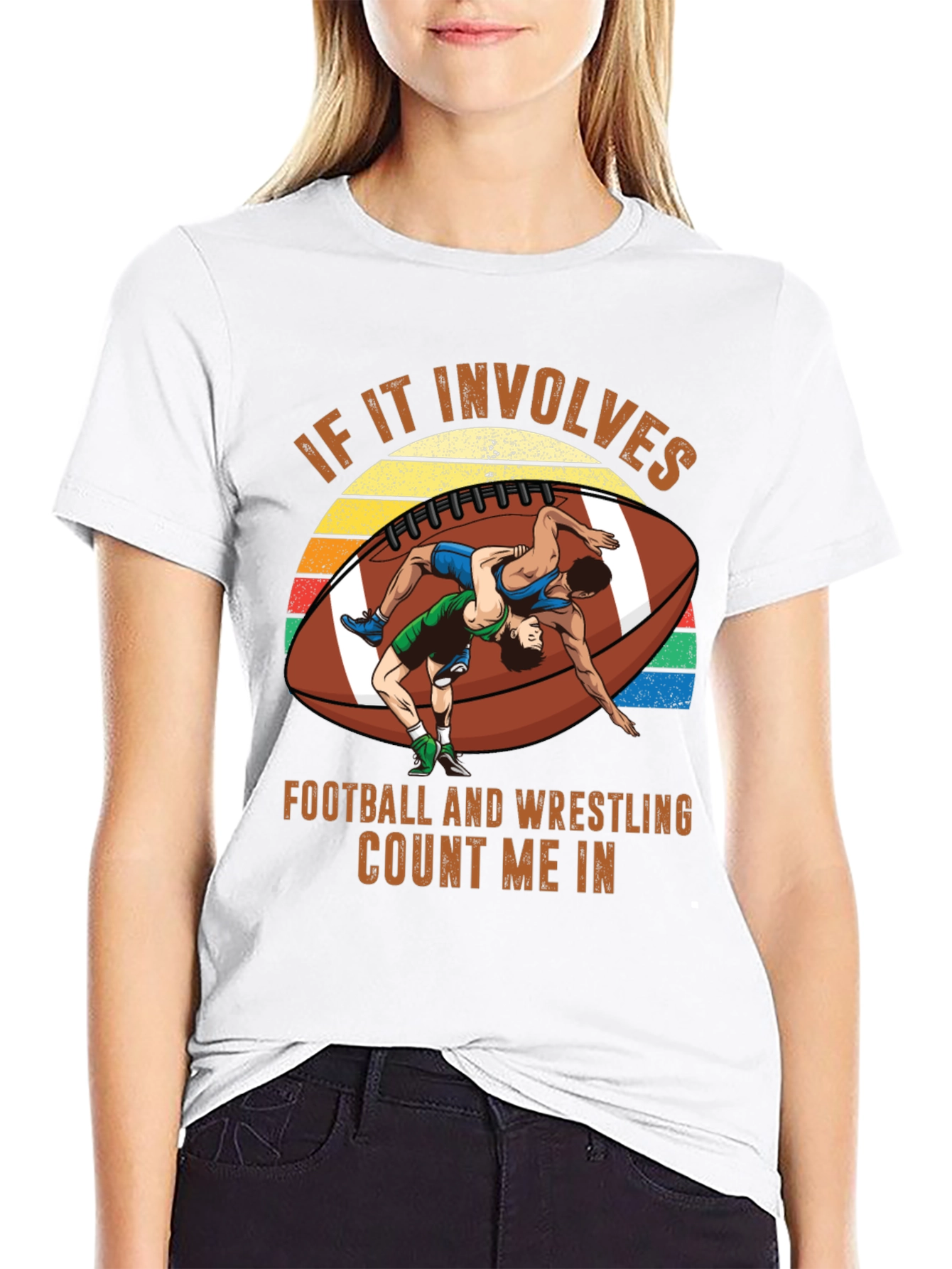 Football Wrestling T-Shirt