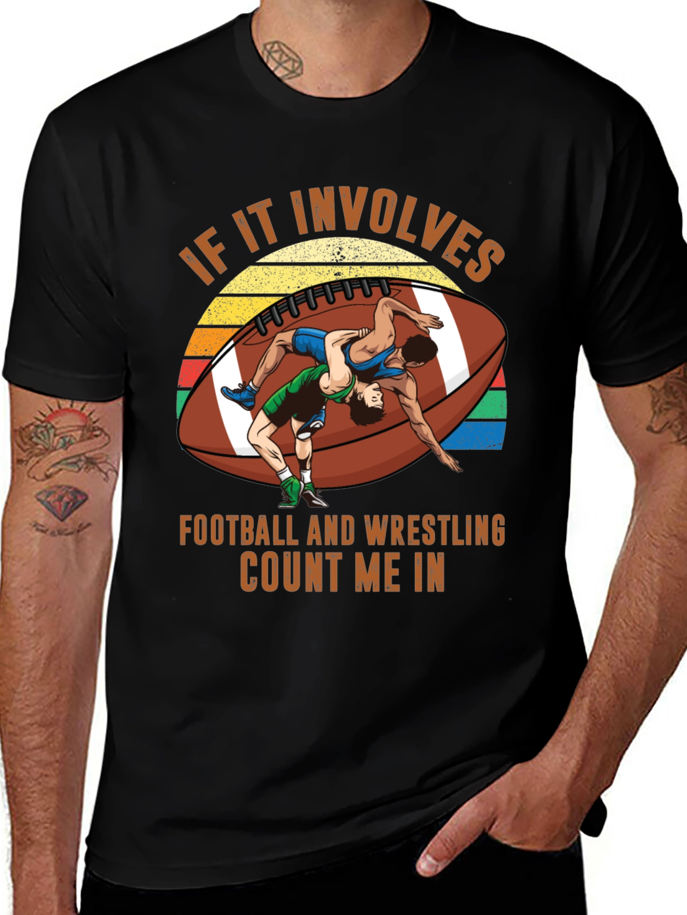 Football Wrestling T-Shirt