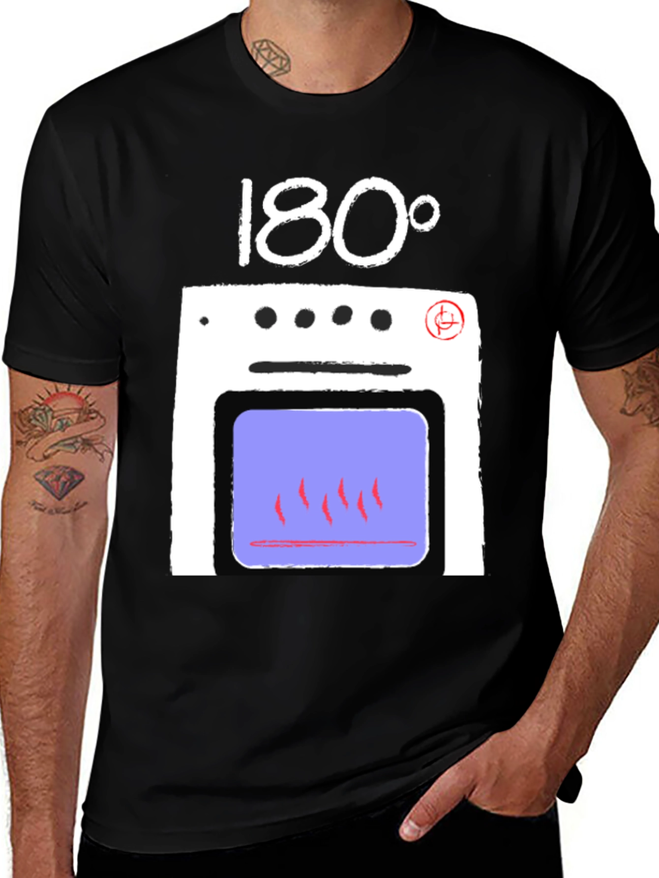 Oven 180 Degrees Graphic T-Shirt