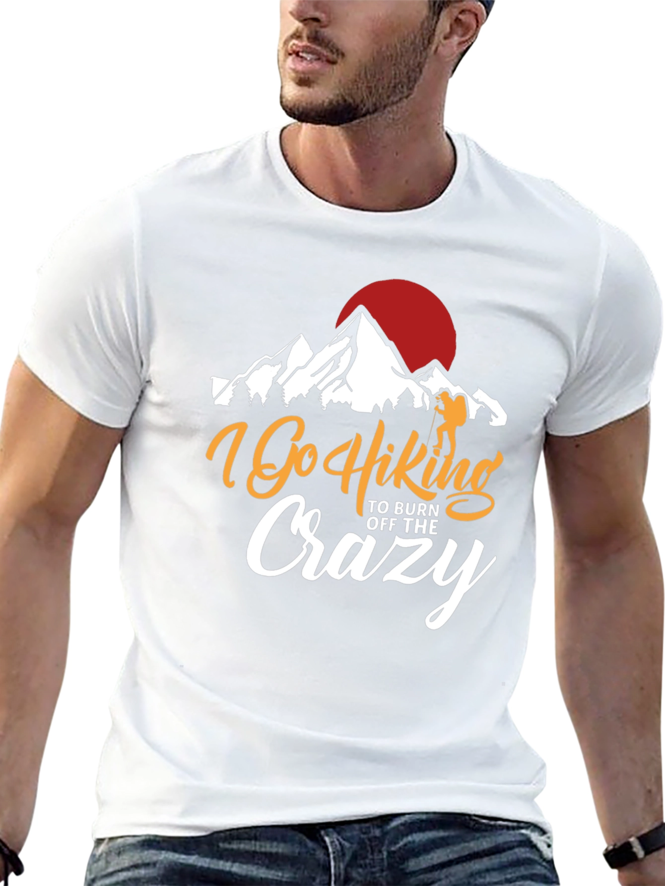 I Go Hiking to Burn Off the Crazy T-Shirt
