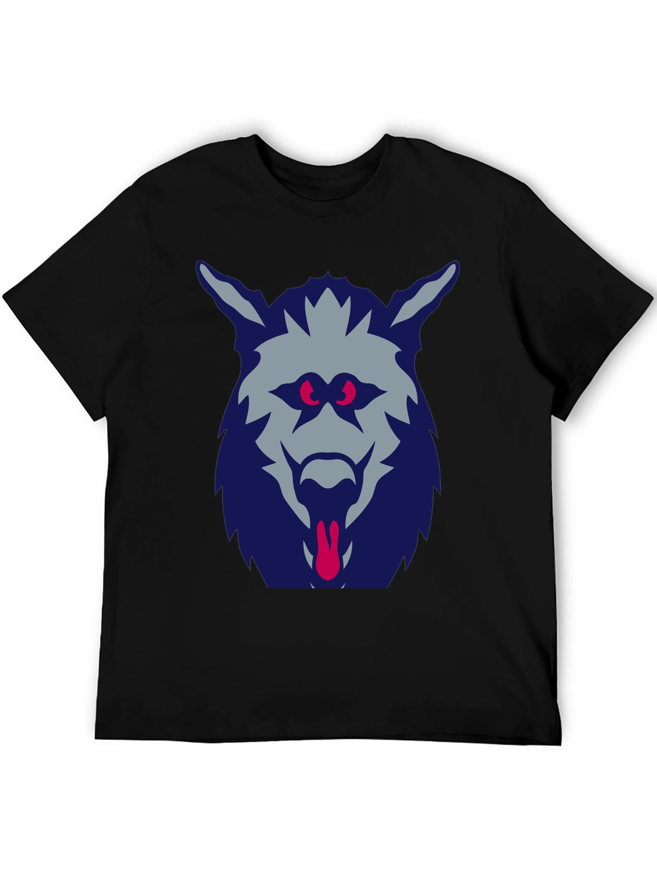Wolf Graphic T-Shirt - Mens Black Tee