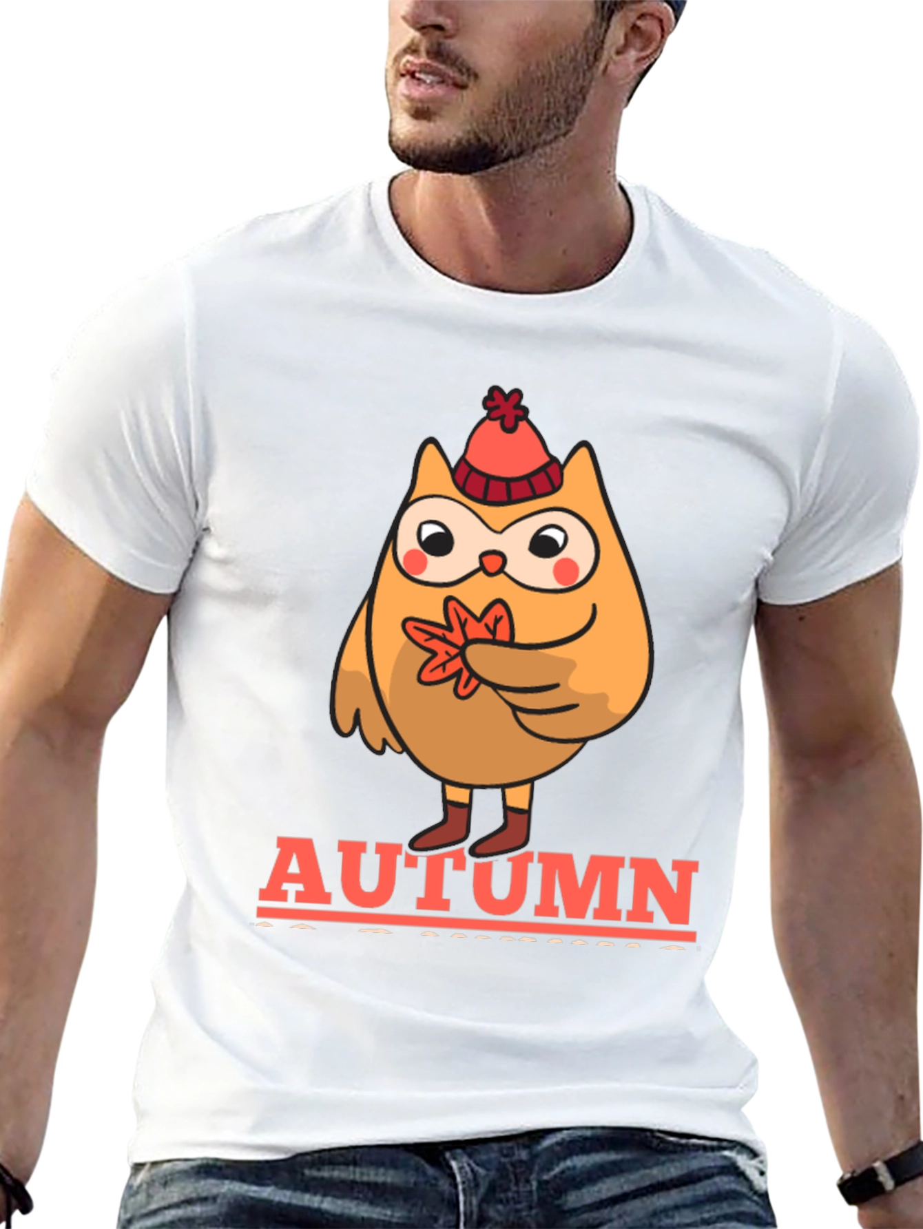 Autumn Owl T-Shirt - Fall Vibes
