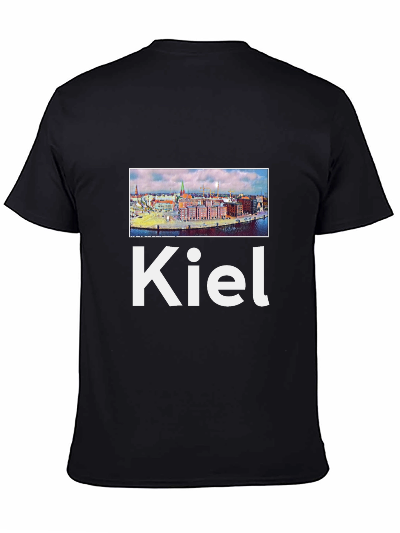Kiel Cityscape Graphic Tee - Black