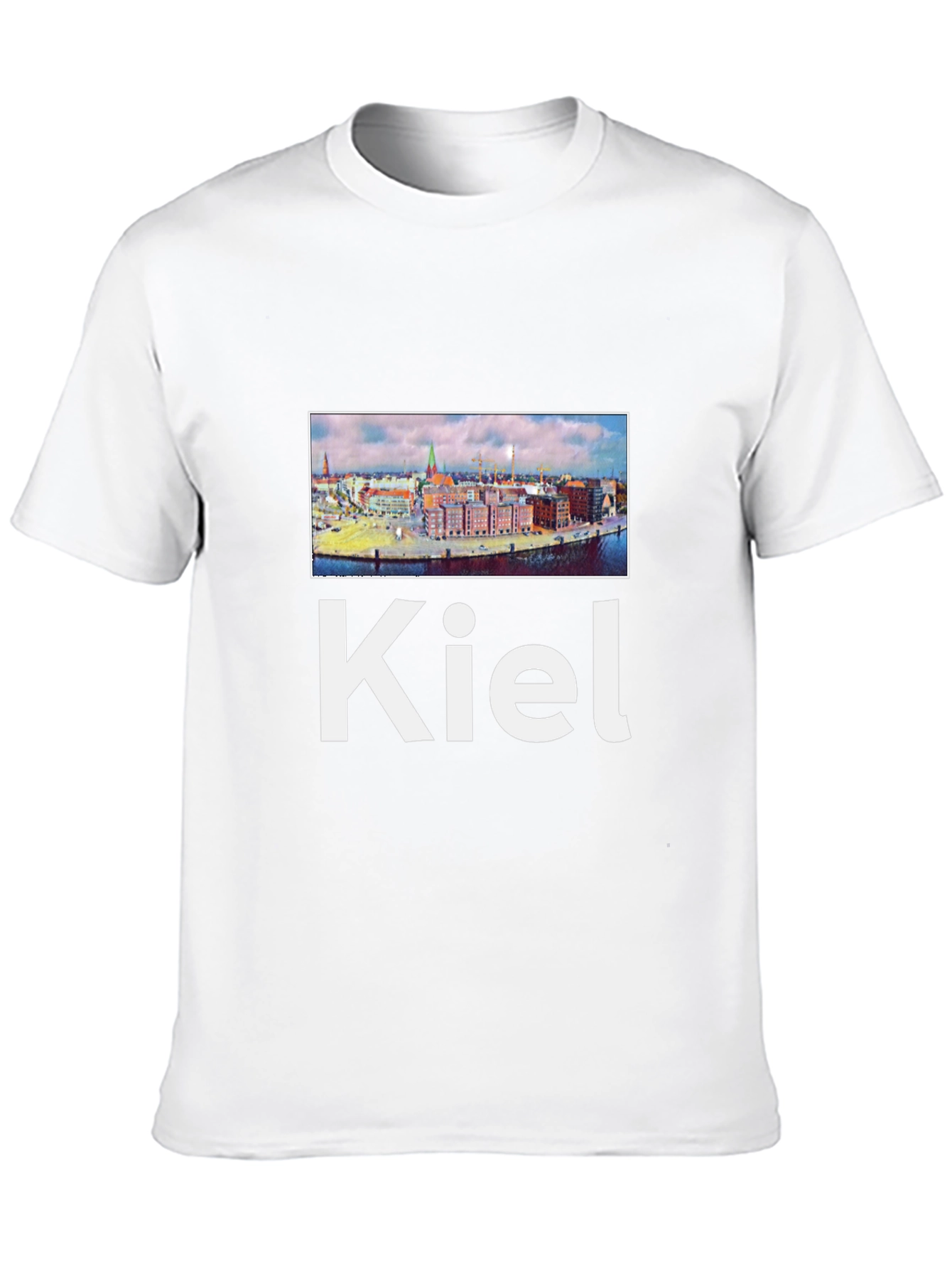 Kiel Cityscape Graphic Tee - Black