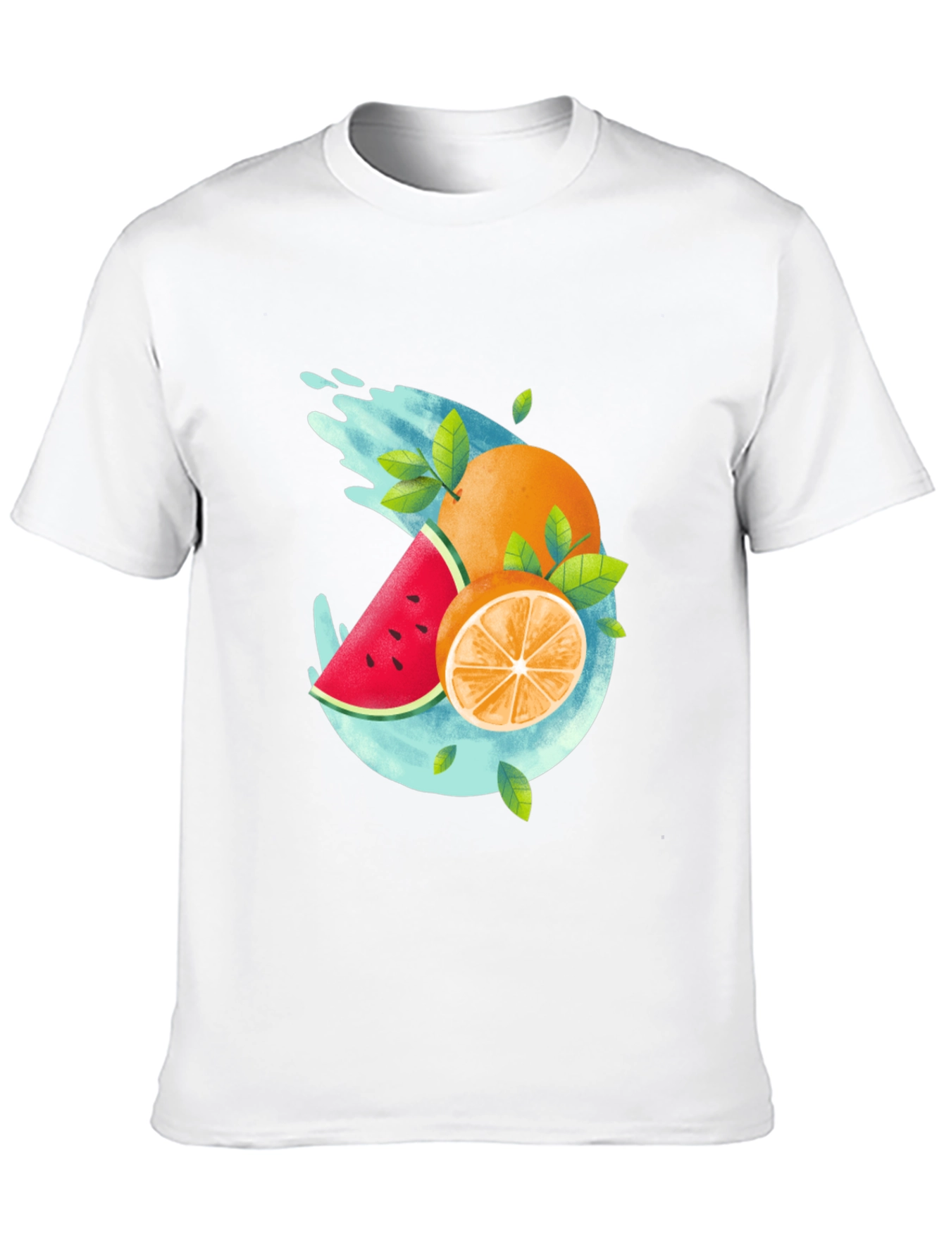 Fruit Splash Graphic Tee - Cool Summer Style