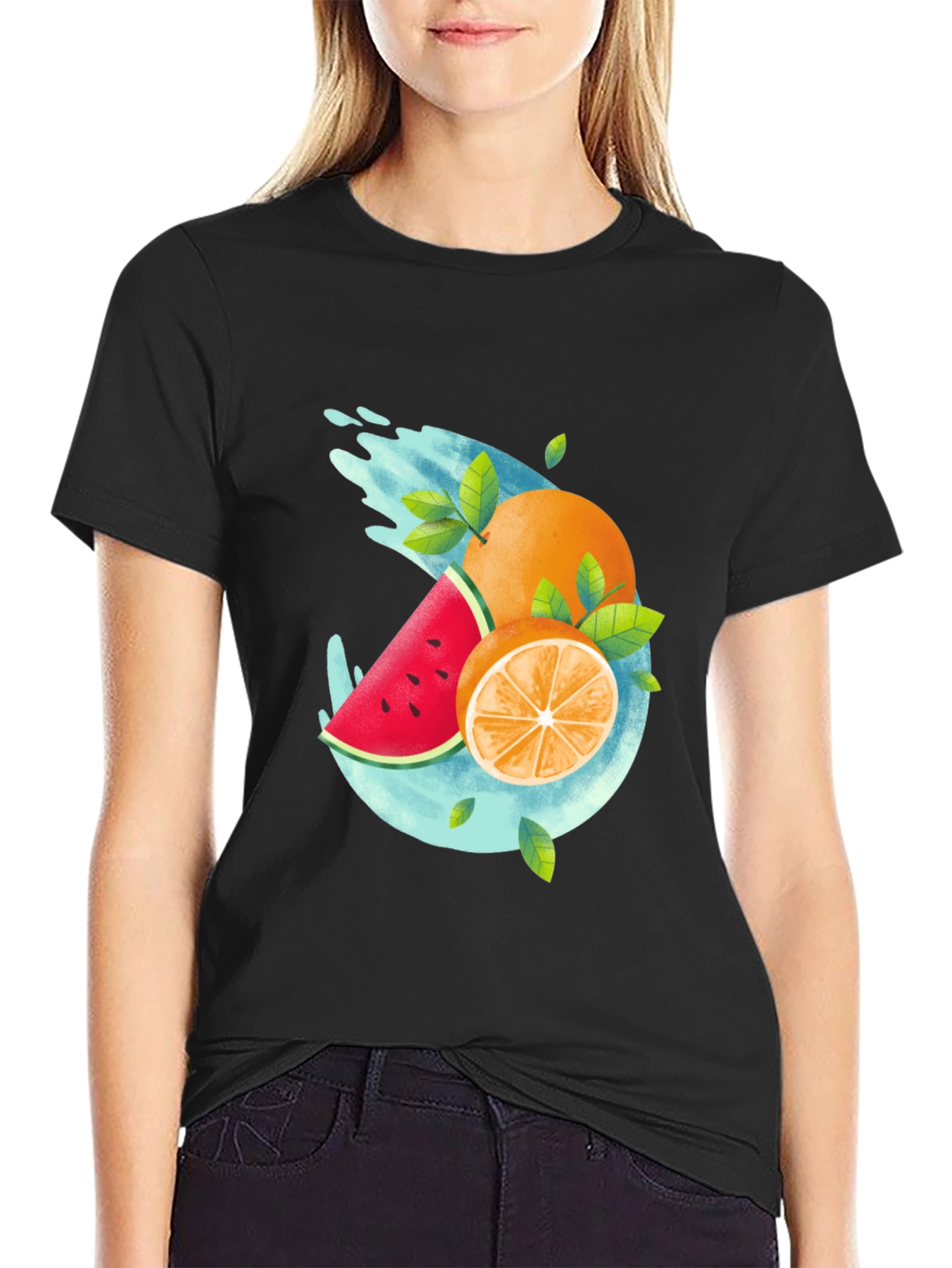 Fruit Splash Graphic Tee - Cool Summer Style