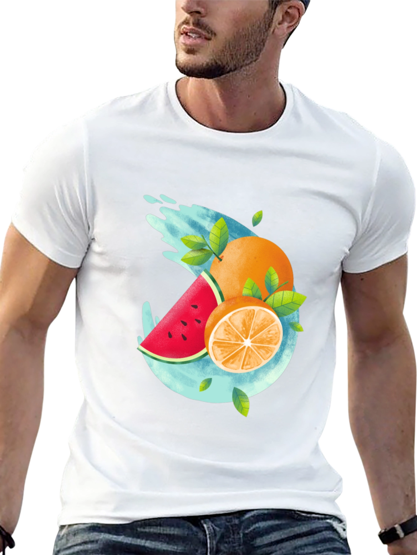 Fruit Splash Graphic Tee - Cool Summer Style