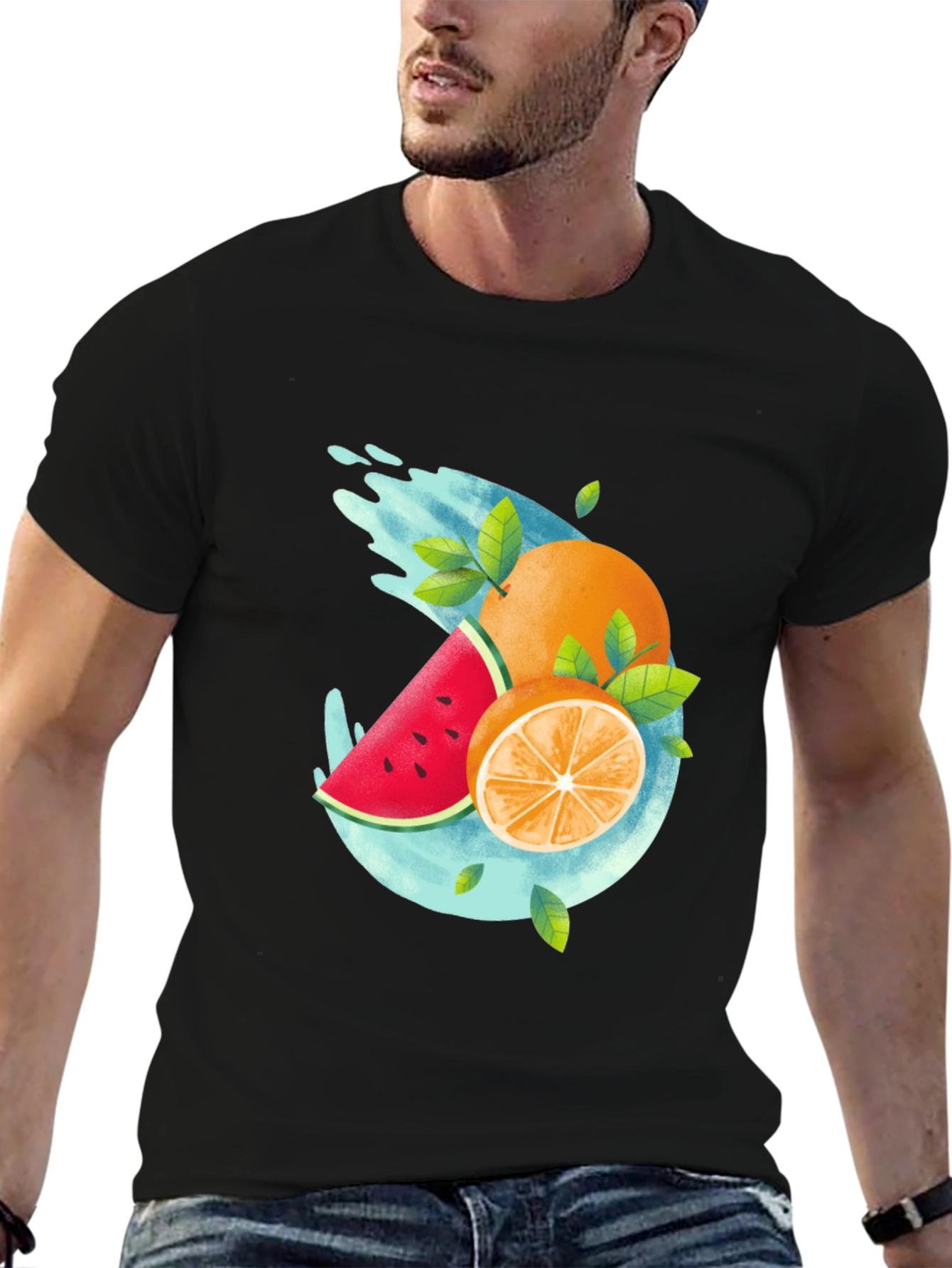 Fruit Splash Graphic Tee - Cool Summer Style