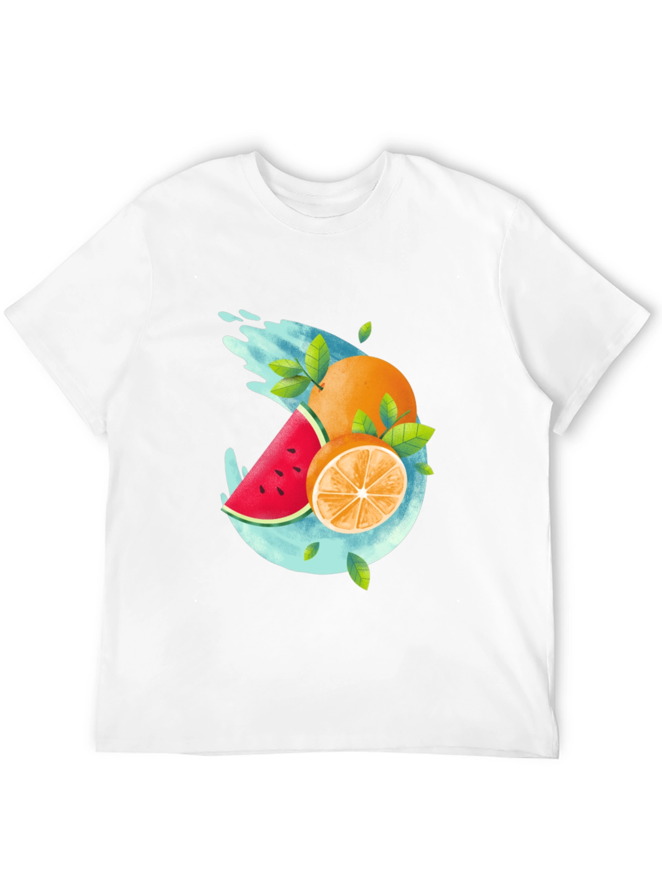 Fruit Splash Graphic Tee - Cool Summer Style