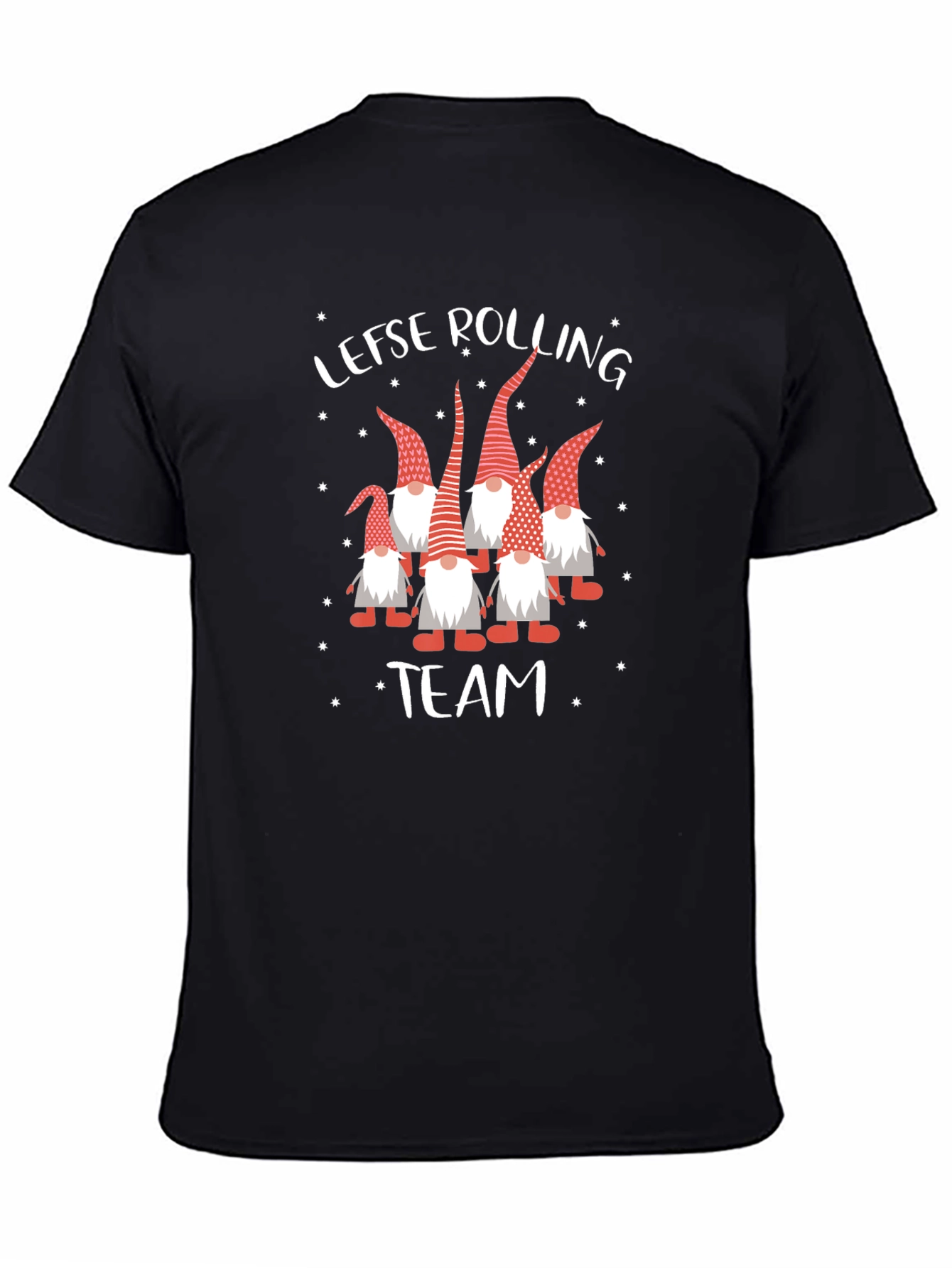 Lefse Rolling Team T-Shirt Holiday Gnomes