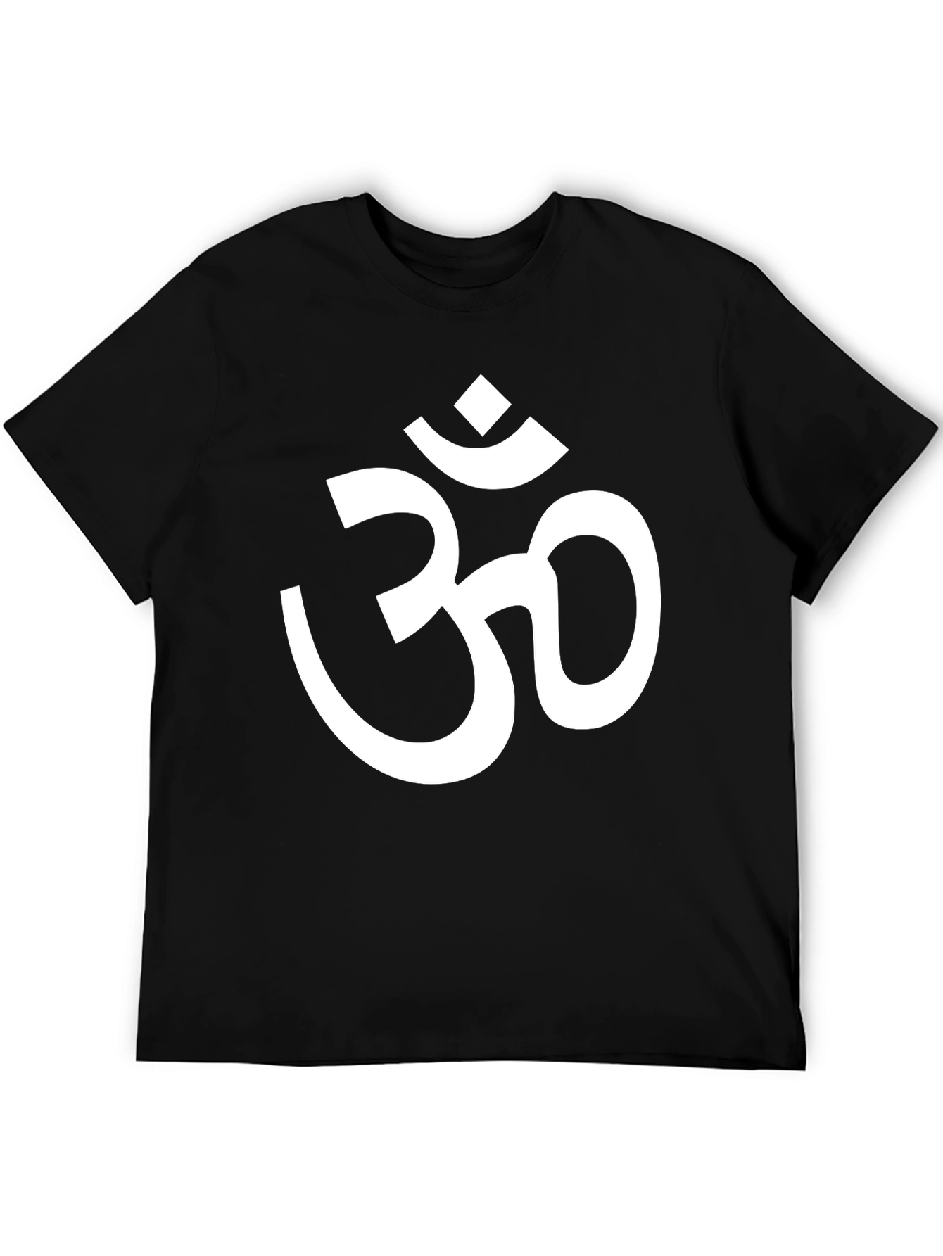 Om Symbol Graphic Tee - Black Cotton T-Shirt