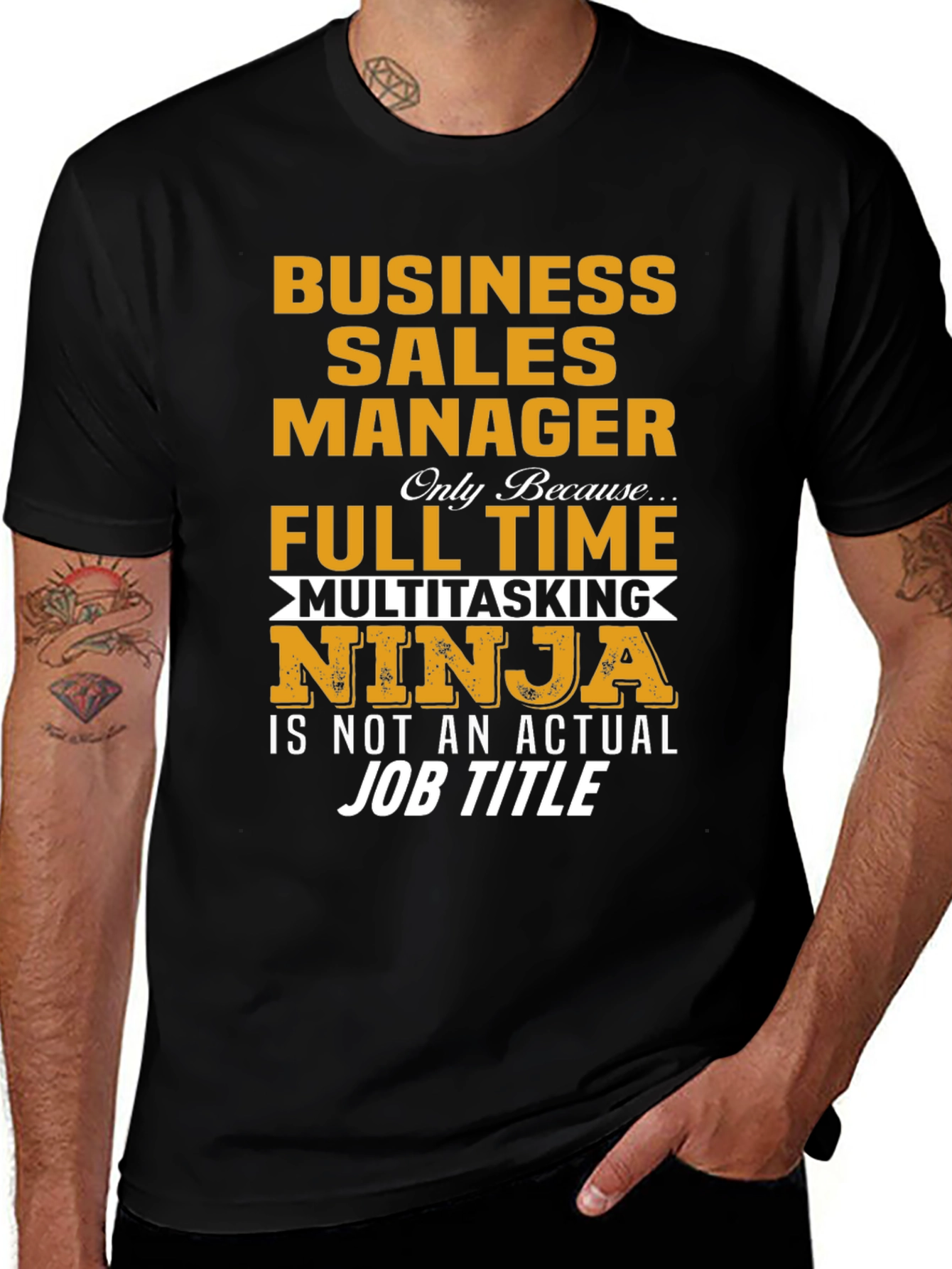 Business Sales Manager Ninja T-Shirt