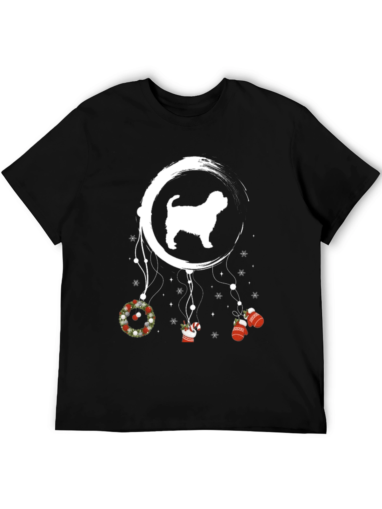 Christmas Dog Dreamcatcher T-Shirt – Festive Dog Lover Tee