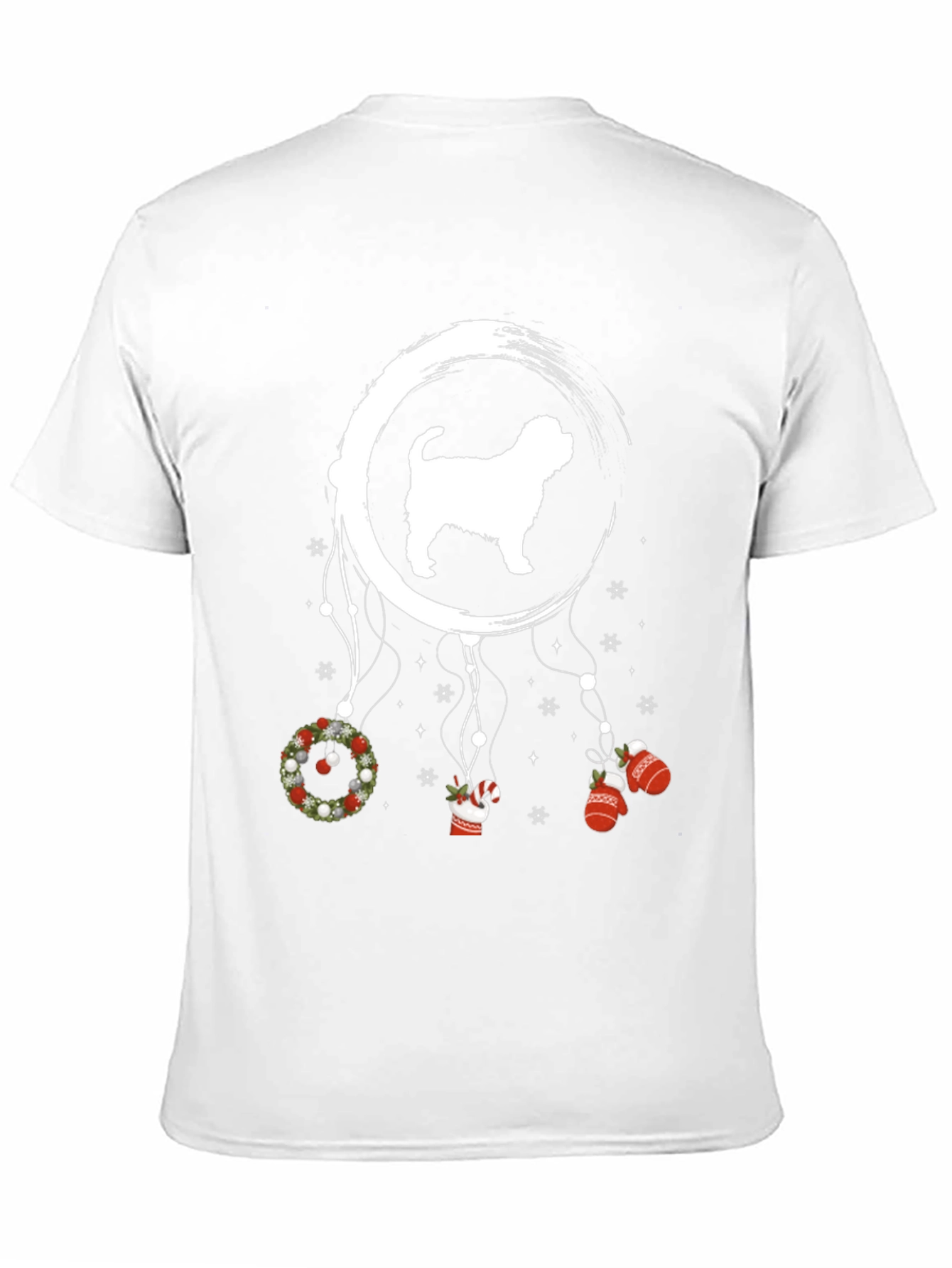 Christmas Dog Dreamcatcher T-Shirt – Festive Dog Lover Tee