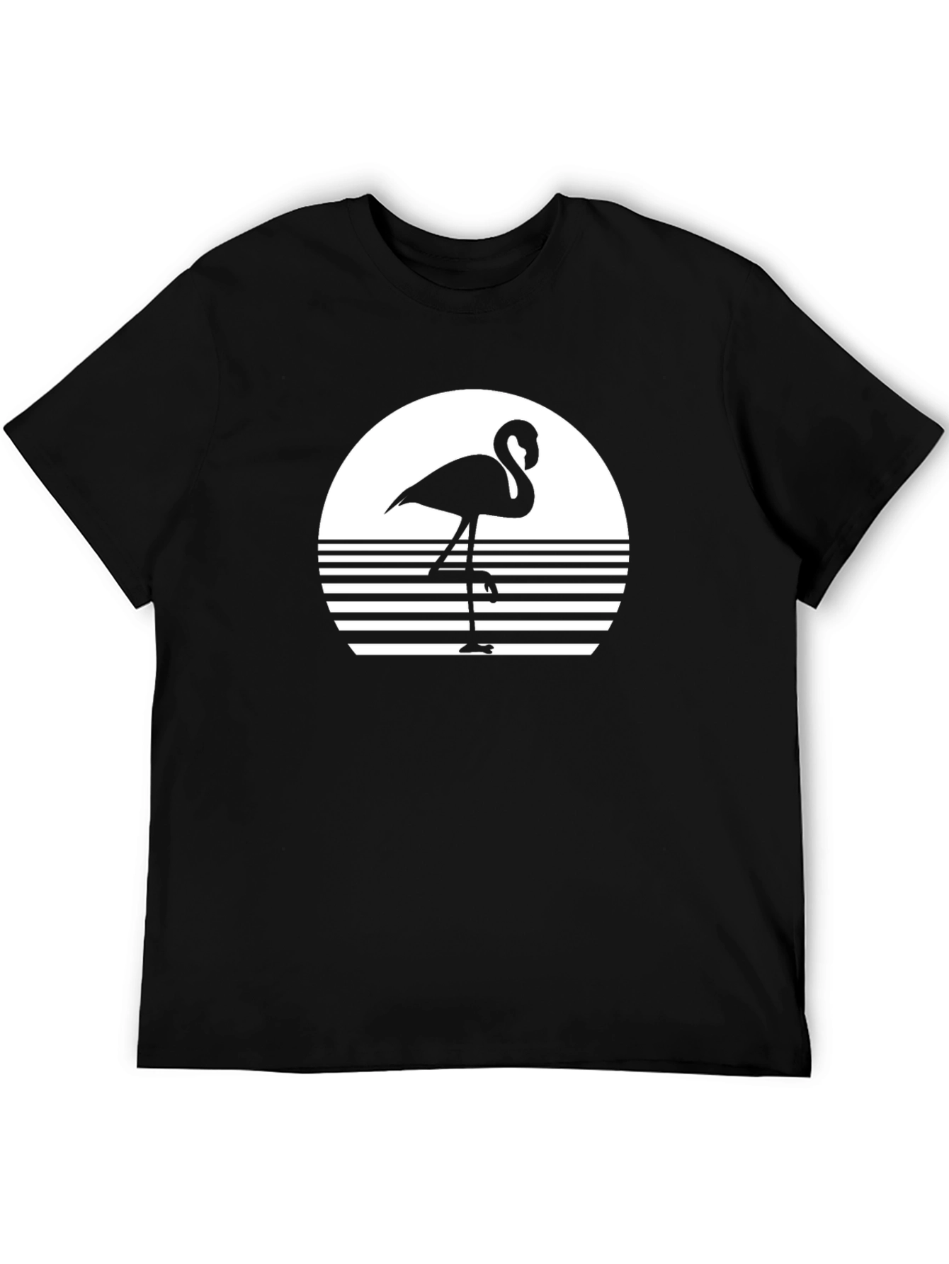 Retro Flamingo Graphic T-Shirt