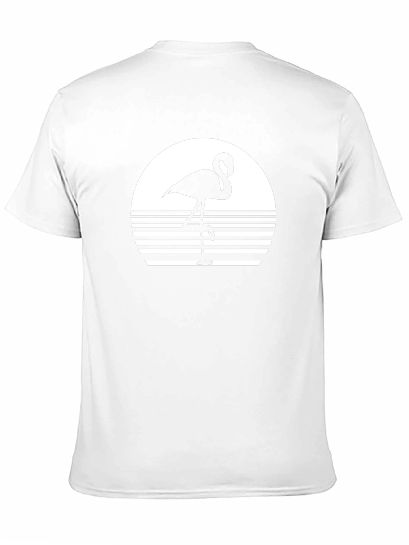 Retro Flamingo Graphic T-Shirt