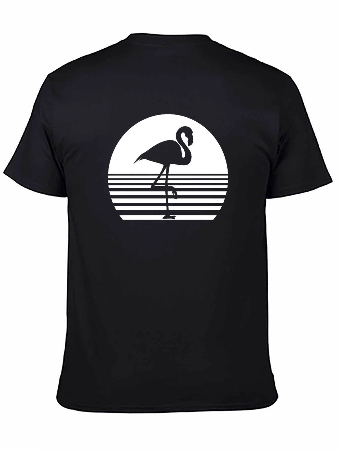 Retro Flamingo Graphic T-Shirt