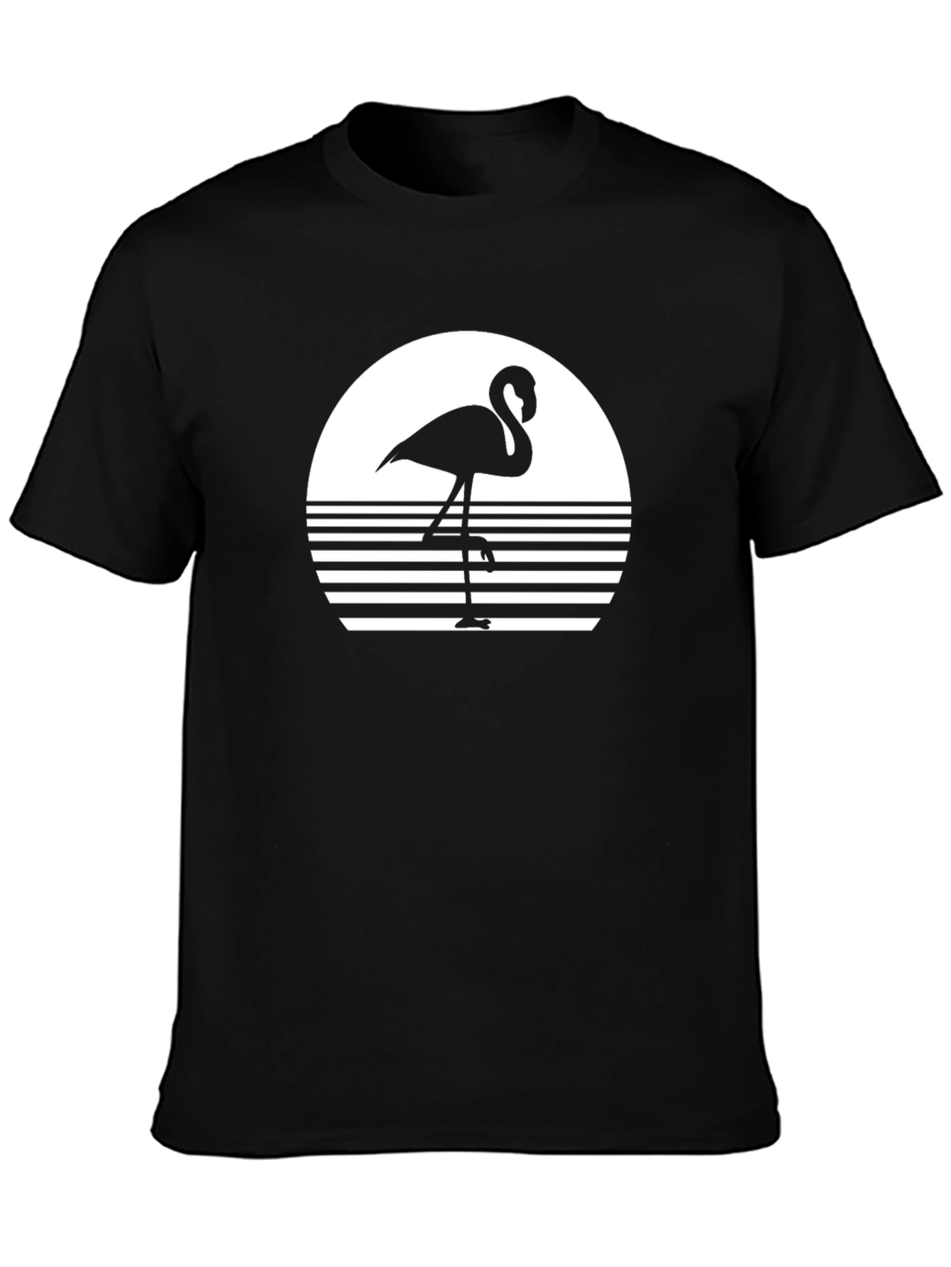 Retro Flamingo Graphic T-Shirt