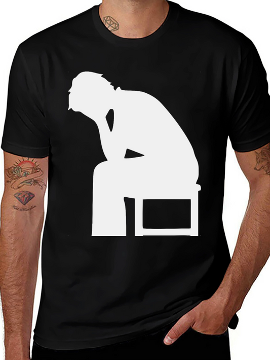 The Thinker Graphic Tee - Black T-Shirt