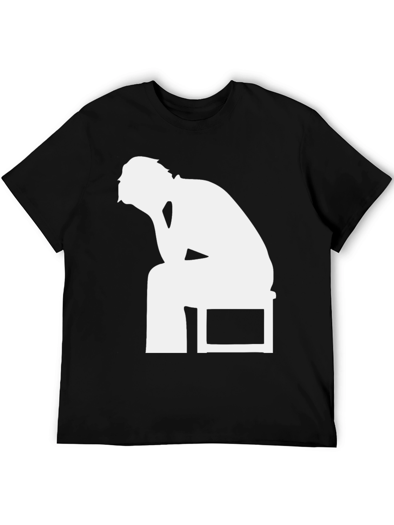 The Thinker Graphic Tee - Black T-Shirt