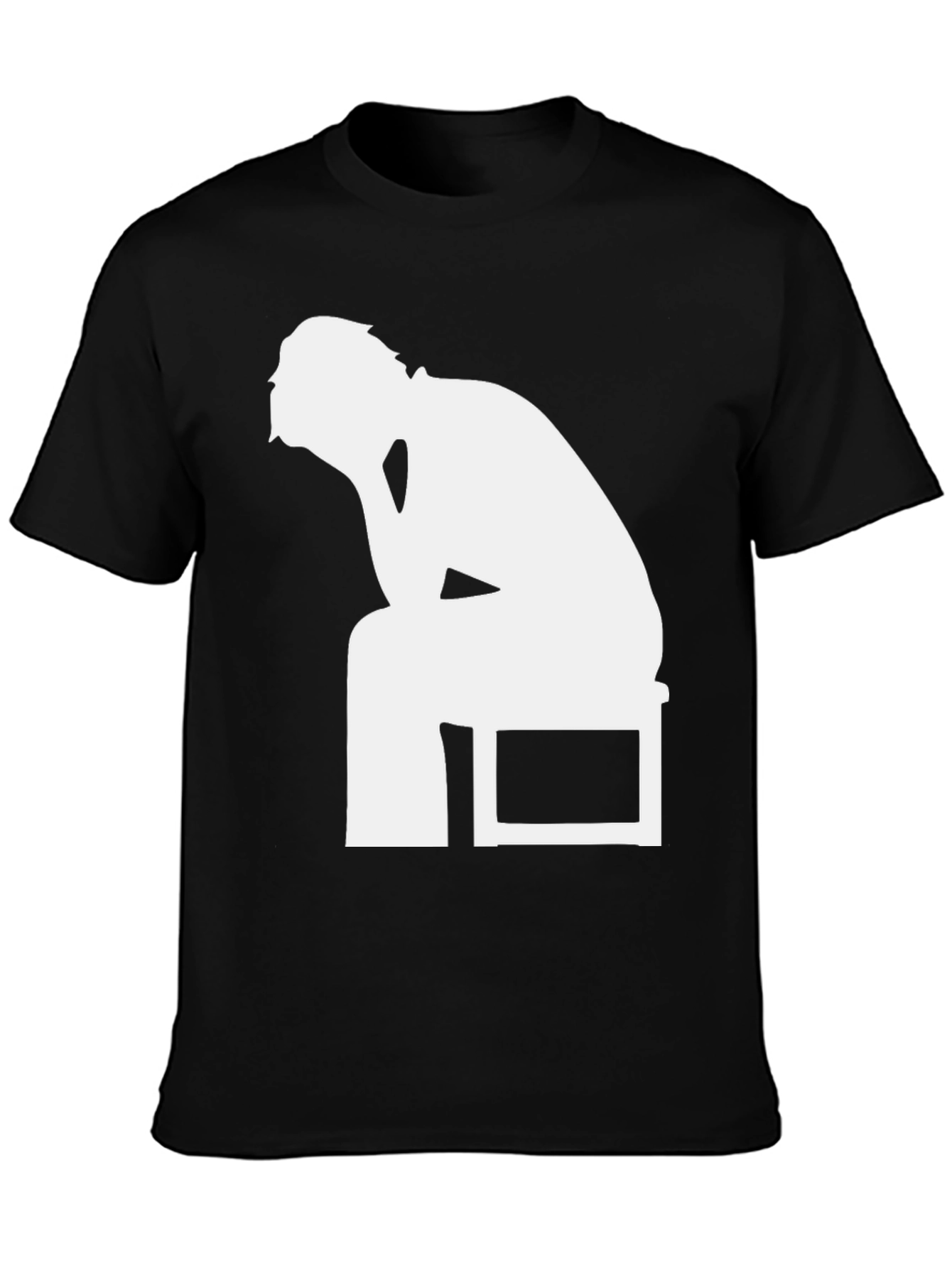 The Thinker Graphic Tee - Black T-Shirt