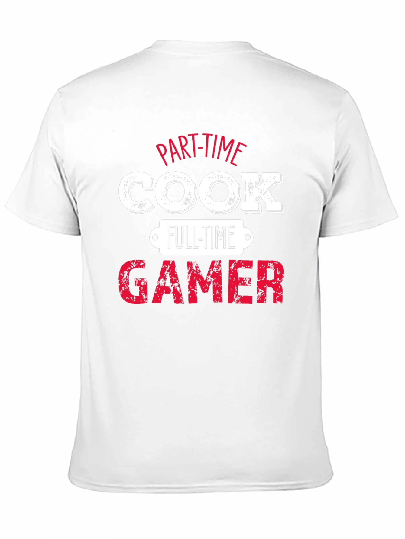 Part-Time Cook Full-Time Gamer Black T-Shirt