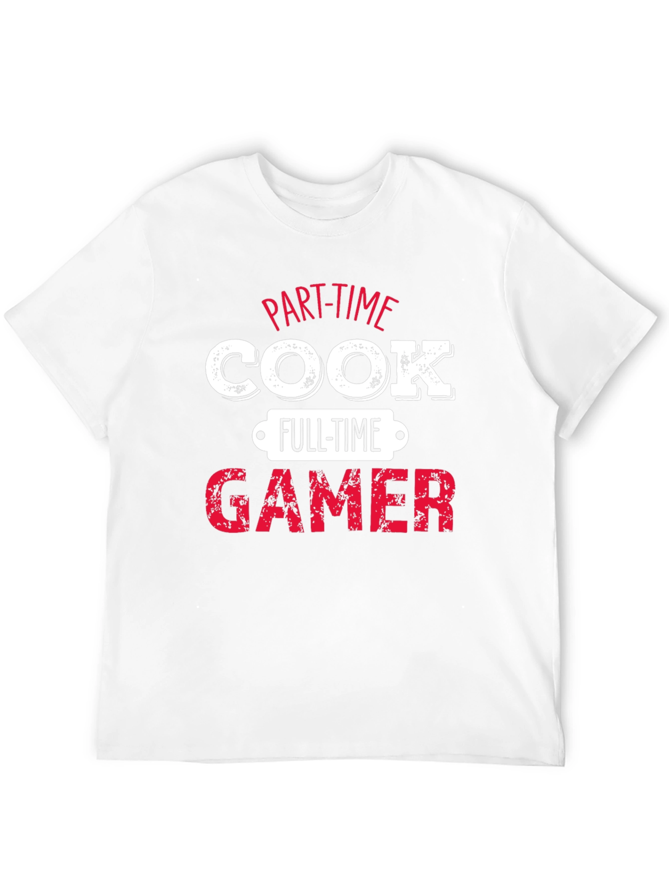 Part-Time Cook Full-Time Gamer Black T-Shirt