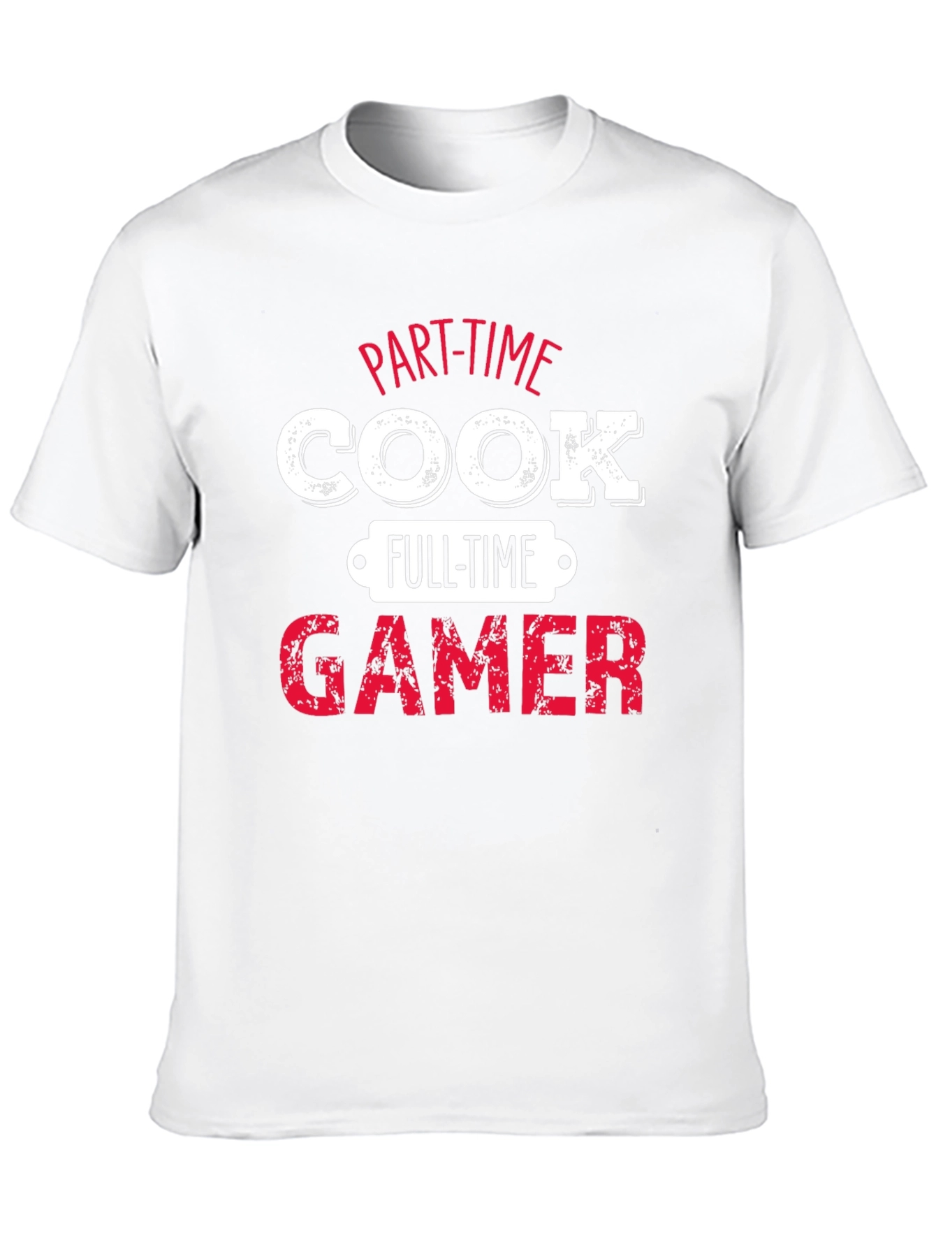 Part-Time Cook Full-Time Gamer Black T-Shirt