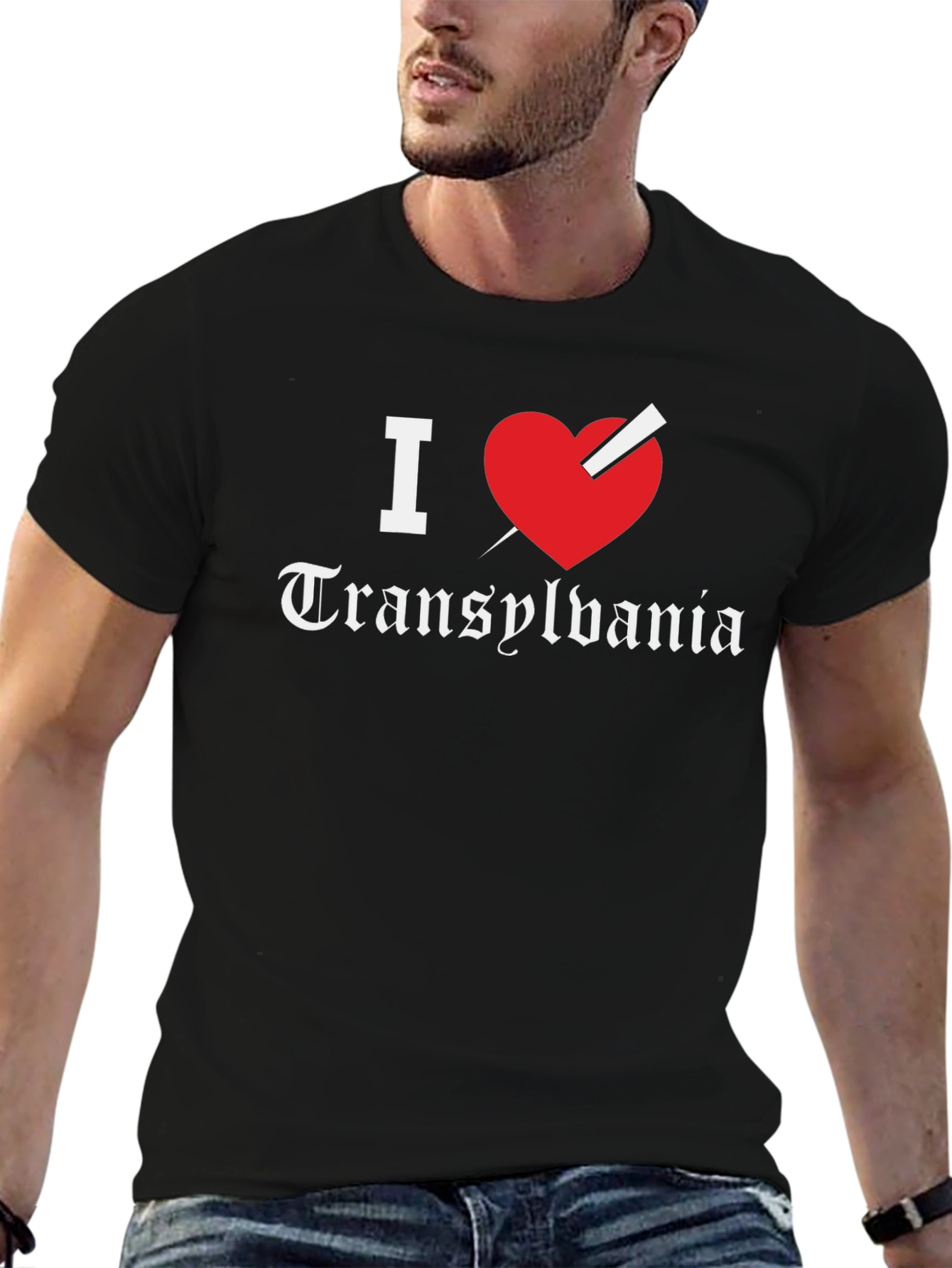 I Heart Transylvania Graphic Tee - Classic Fit