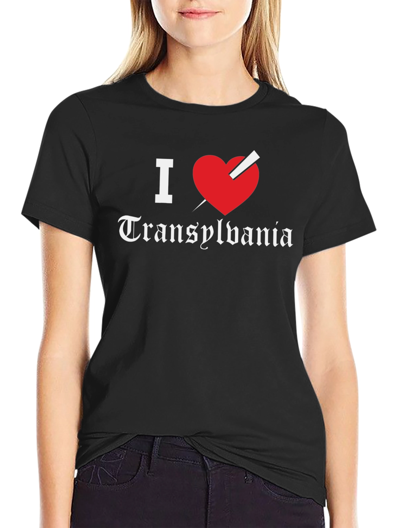 I Heart Transylvania Graphic Tee - Classic Fit