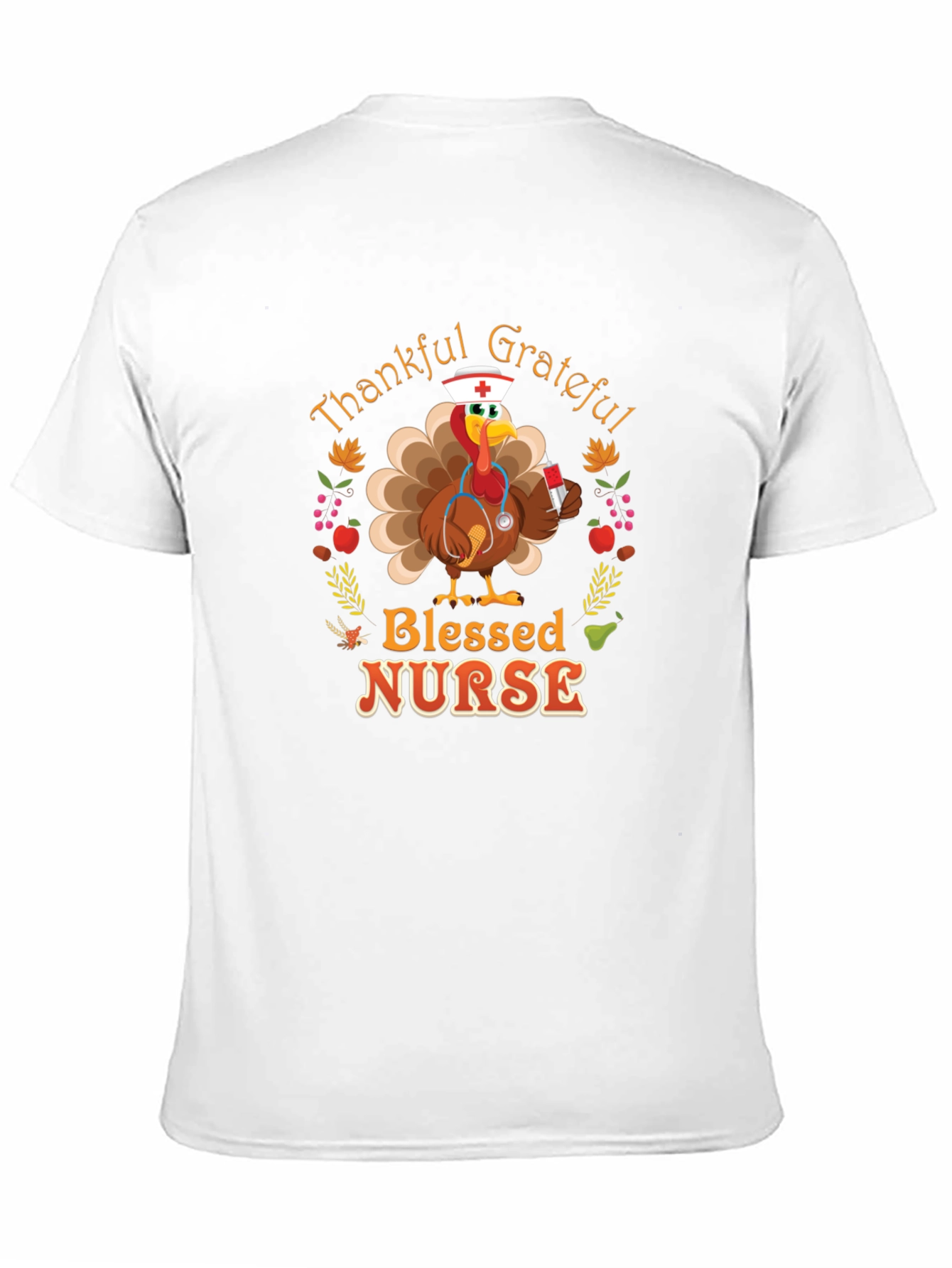 Thankful Grateful Blessed Nurse T-Shirt
