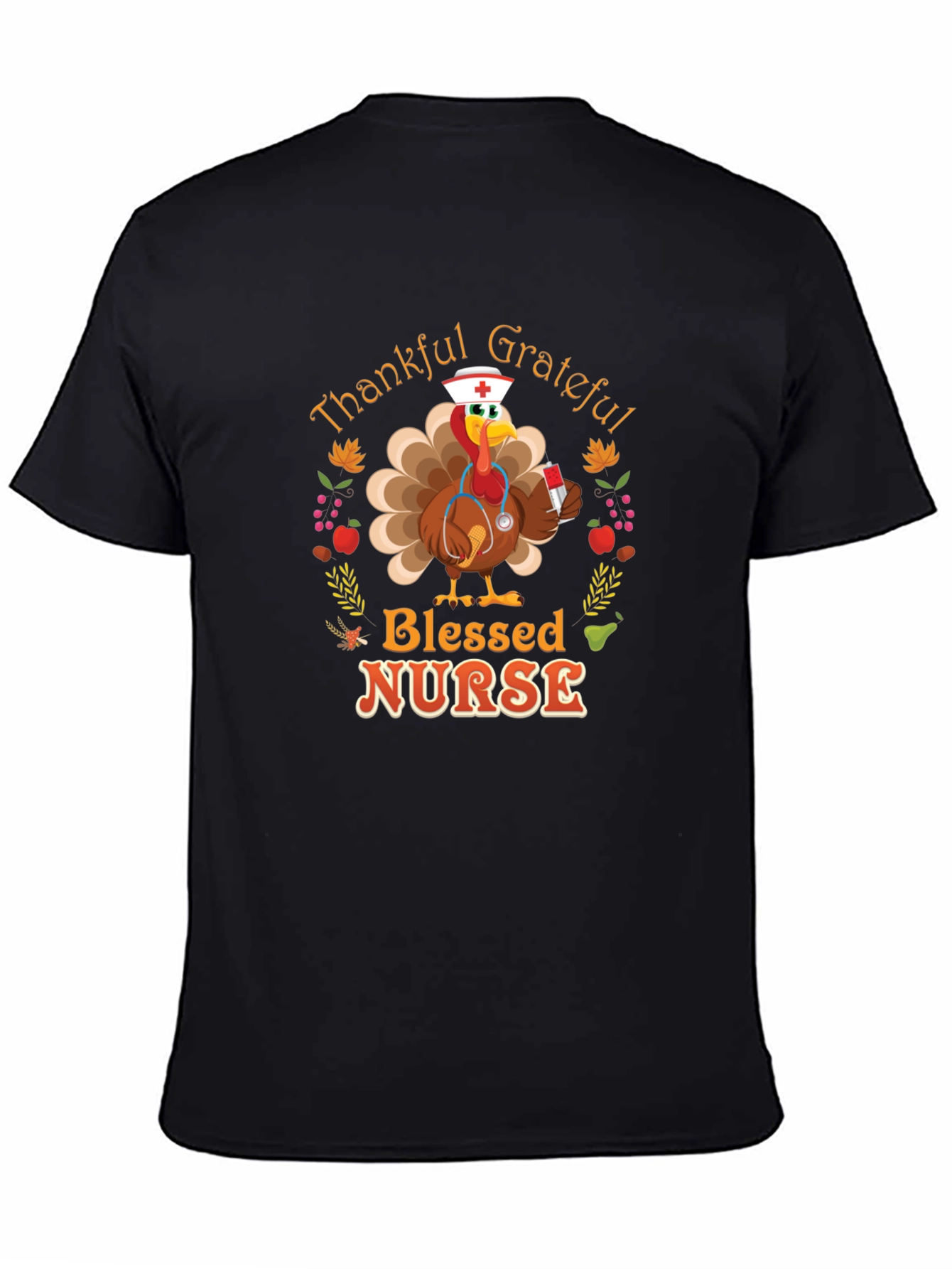 Thankful Grateful Blessed Nurse T-Shirt