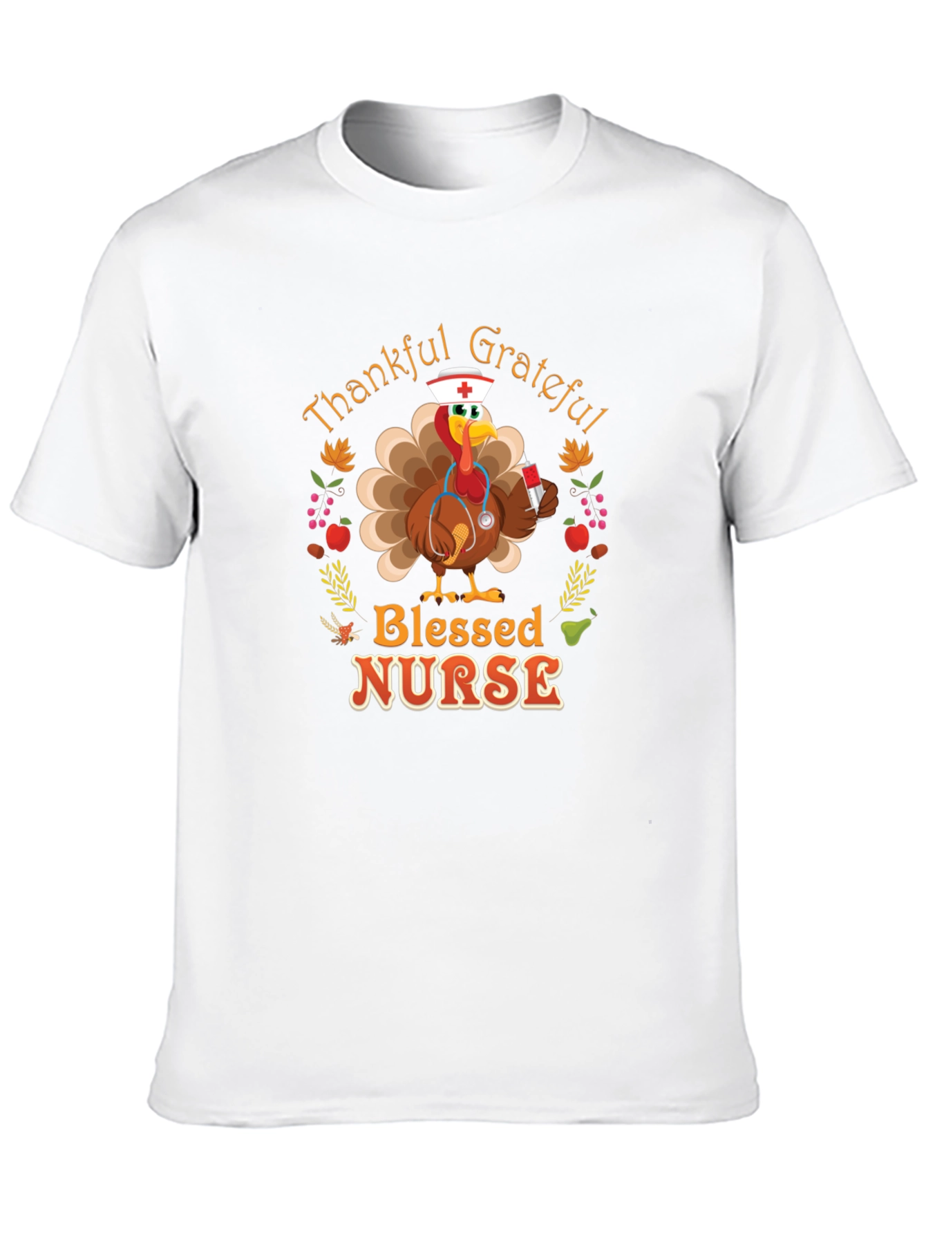 Thankful Grateful Blessed Nurse T-Shirt