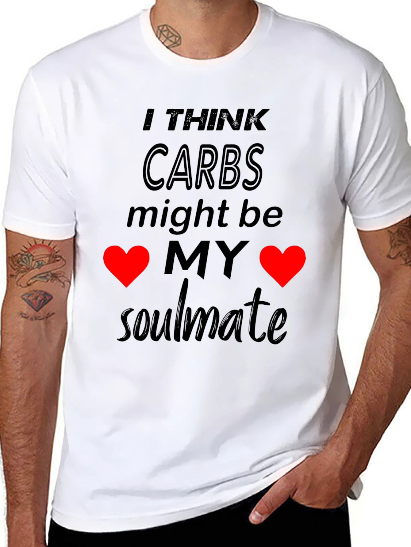 Carbs My Soulmate Graphic T-Shirt