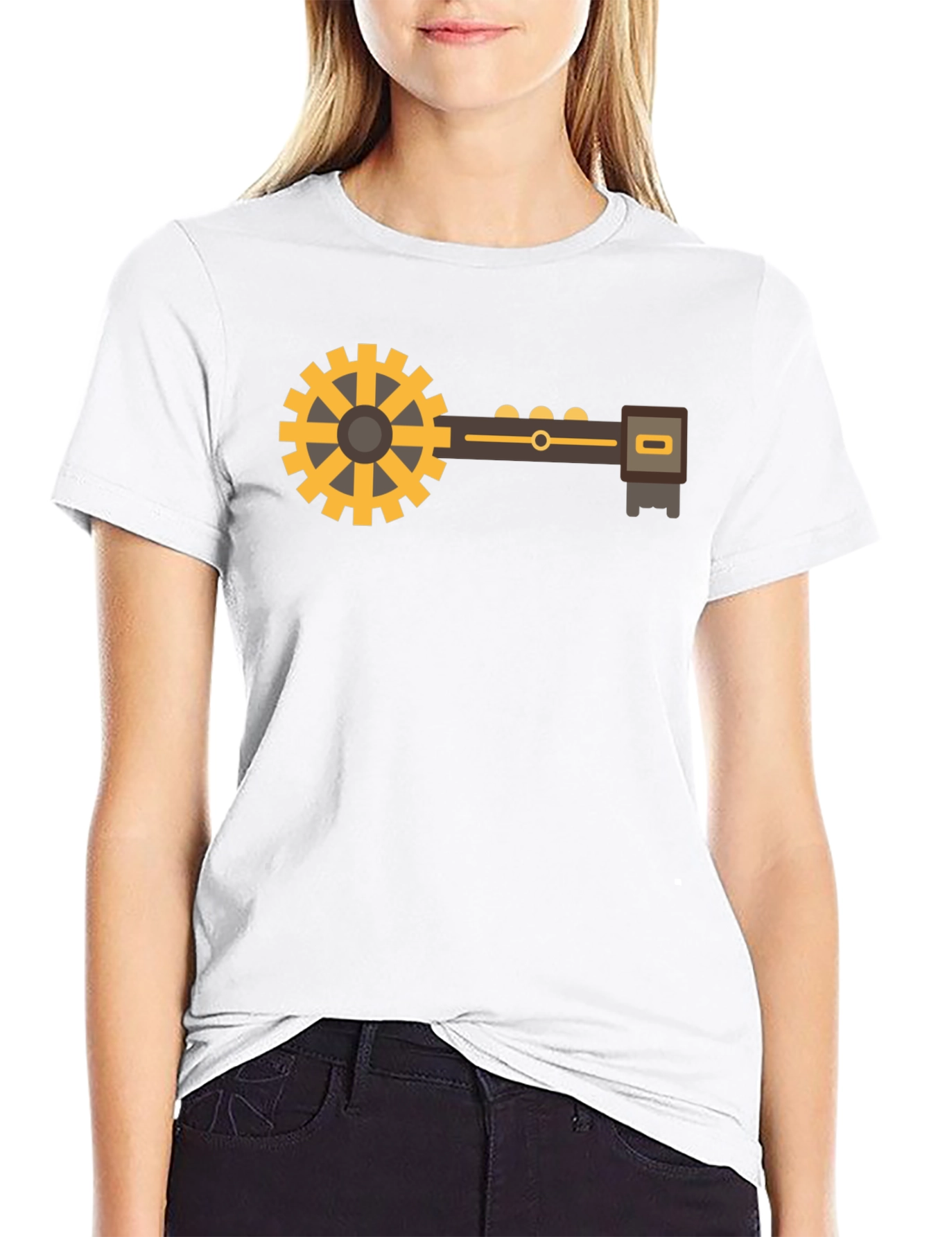Steampunk Gear Tee - Unique Graphic T-Shirt